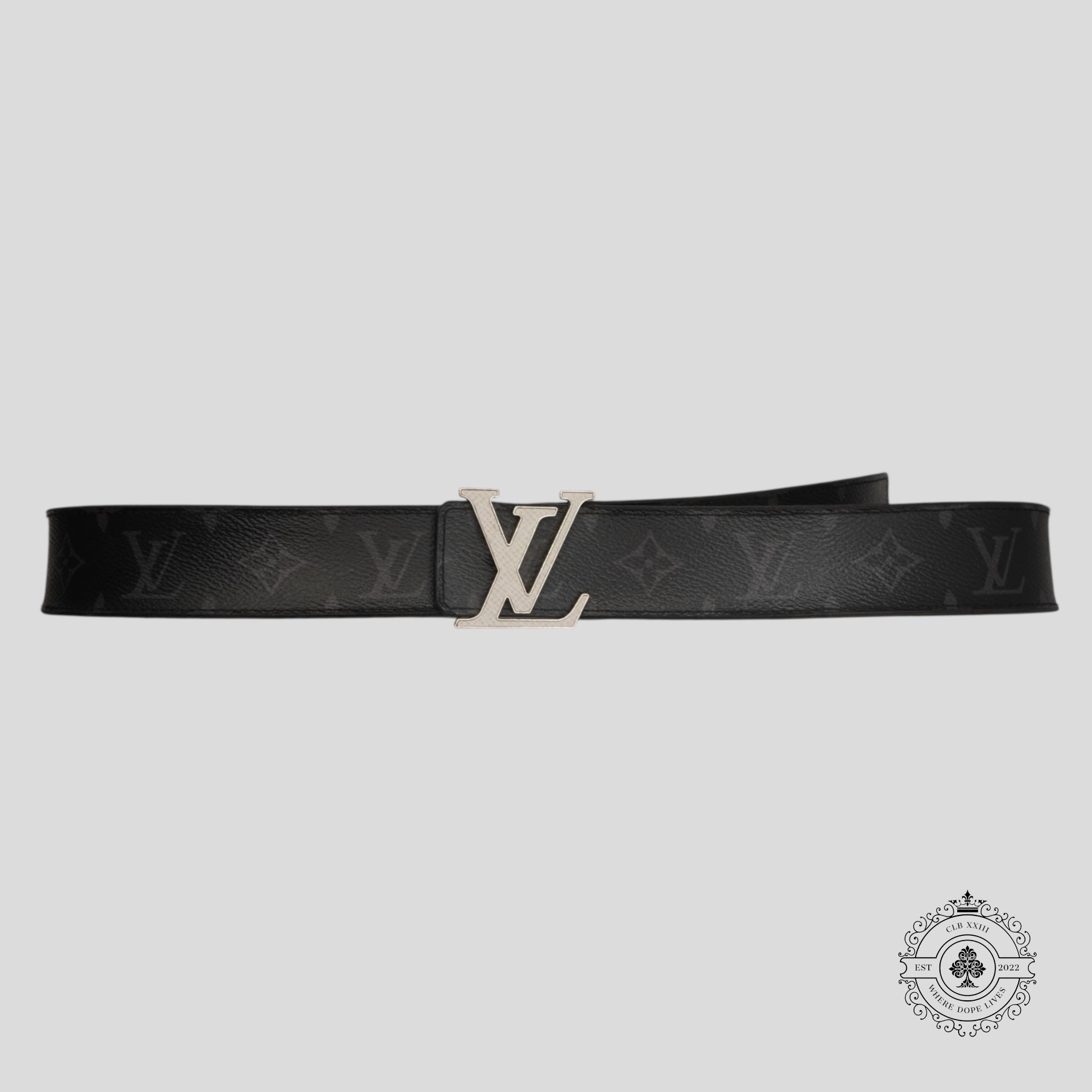 Louis Vuitton Initials Belt in Black