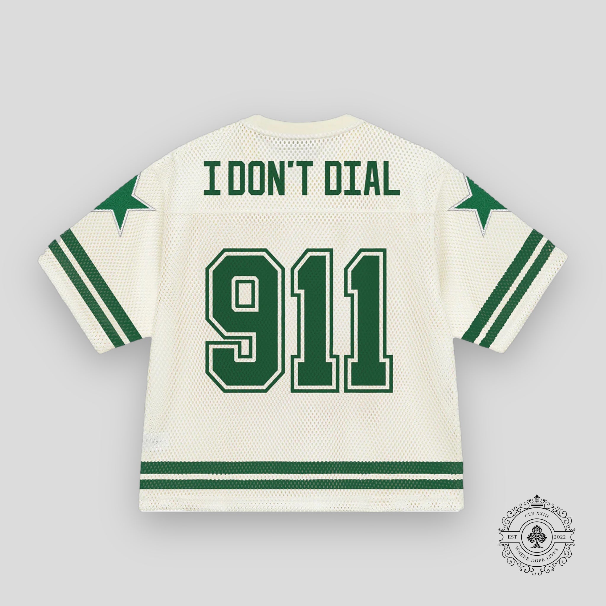 Bravest Studios 911 Football Jersey in Cream