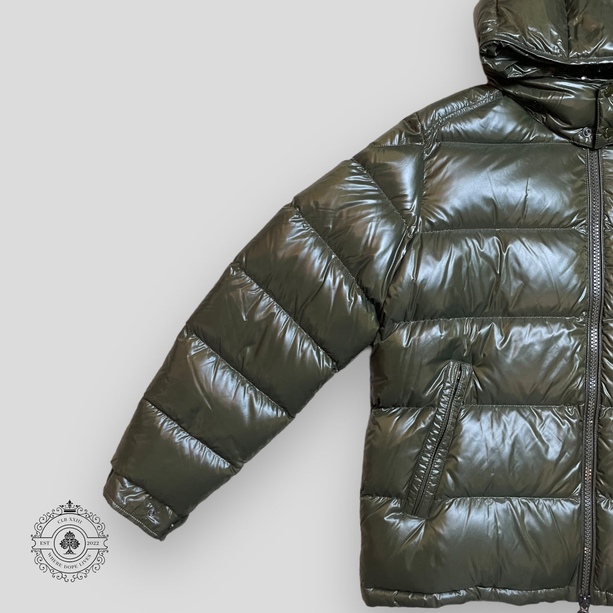Moncler Puffer Coat in Green