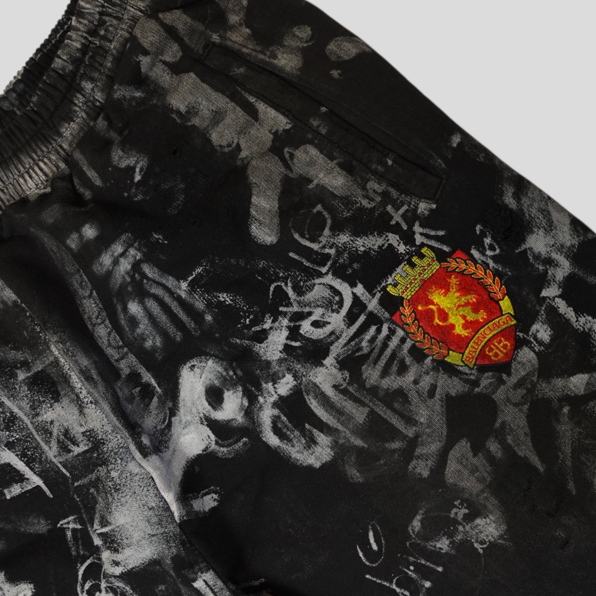 Balenciaga Skater Baggy Sweatpants in Black
