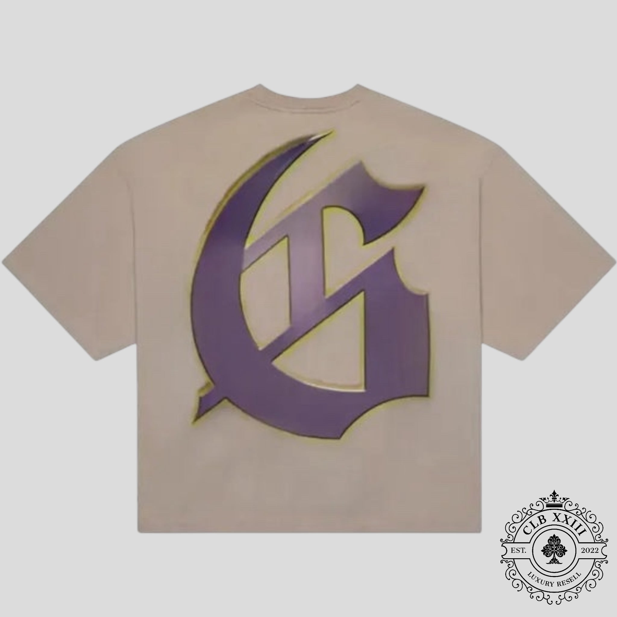 Godspeed Man in The Mirror Tee in Stone Grey