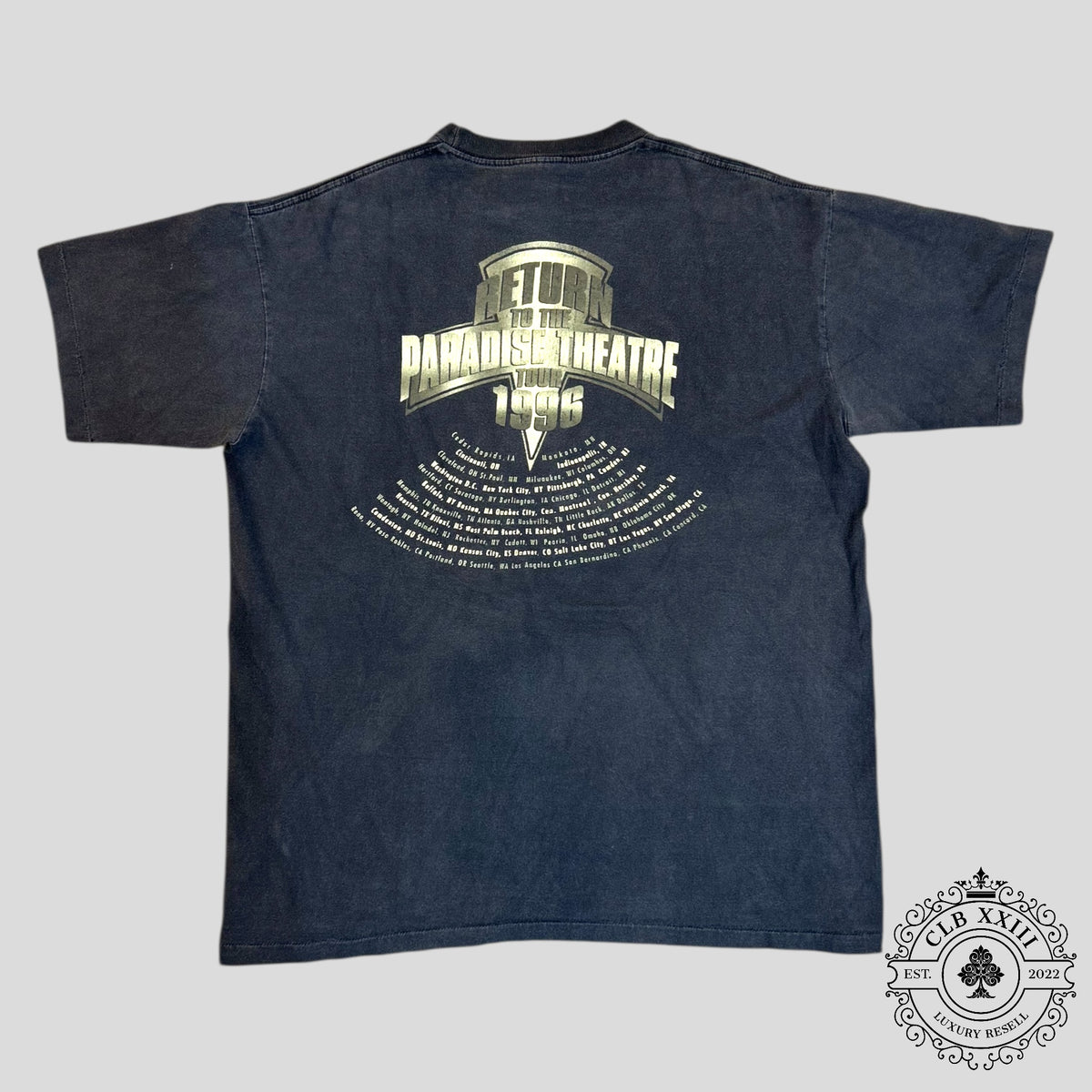 Styx Return To The Paradise Theatre Tour Vintage Tee in Black