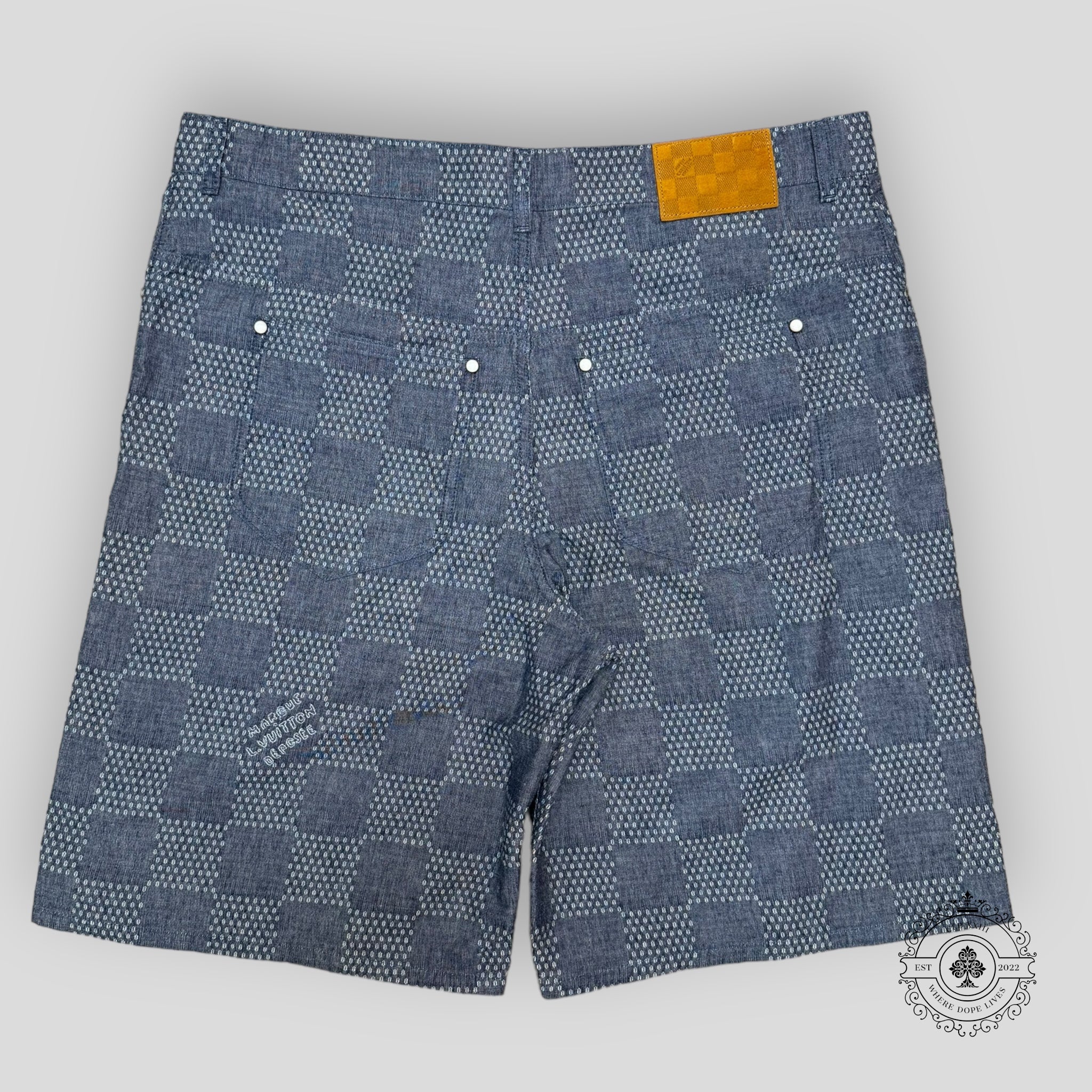 Louis Vuitton Damier Denim Chambray Shorts