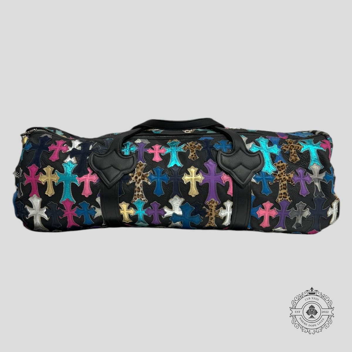 Chrome Hearts Xxl Cross Patch Duffle Bag