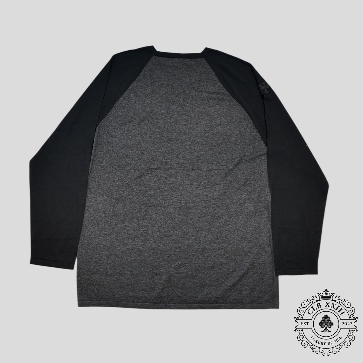 Chrome Hearts Silk Blend Cross Patch Shirt in Black