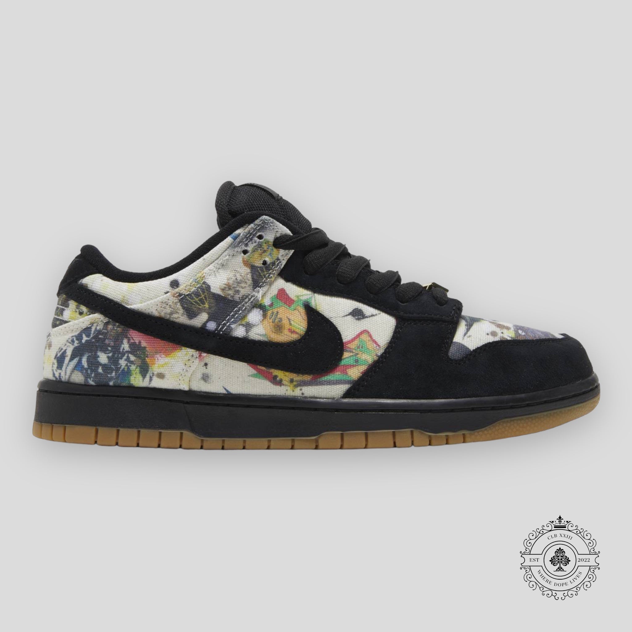 Nike SB Dunk Low Supreme “Rammellzee”