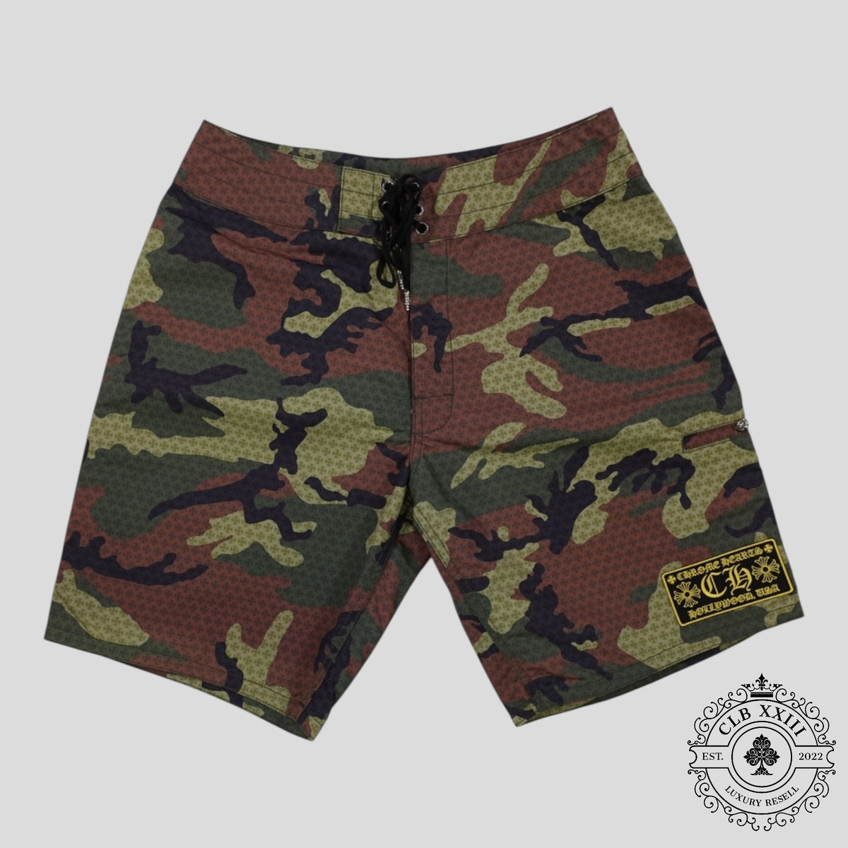 Chrome Hearts Board Shorts in Camo