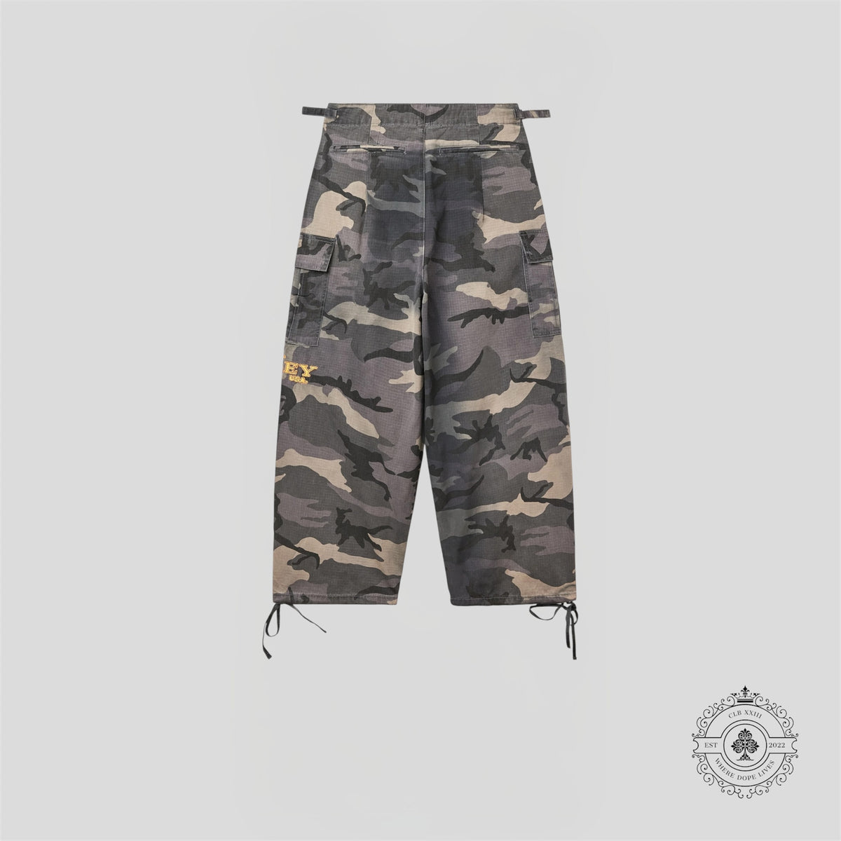 Vale Black Camo Cargo