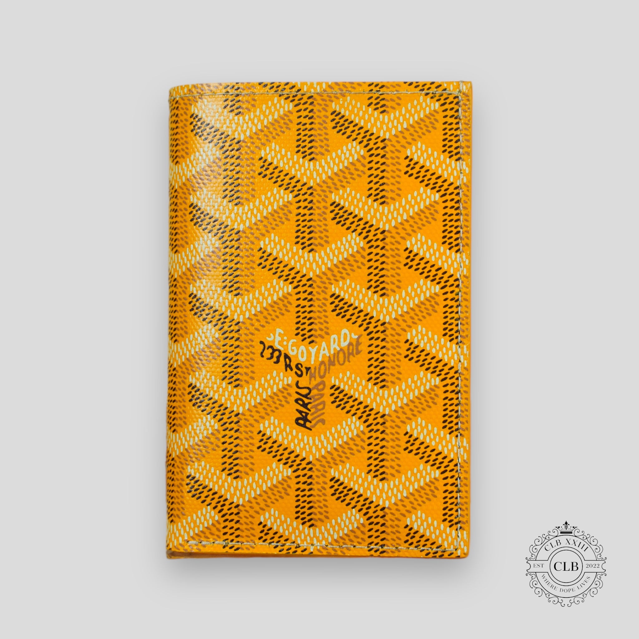 GOYARD SAINT-PIERRE CARD WALLET - YELLOW