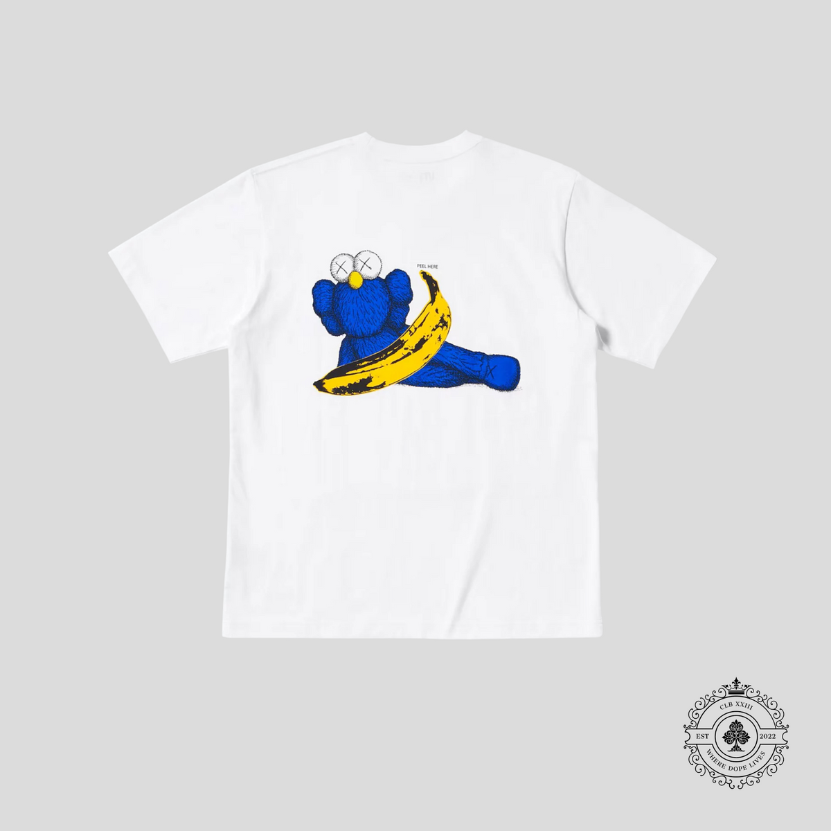 Uniqlo Kaws X Warhol Banana Tee in White
