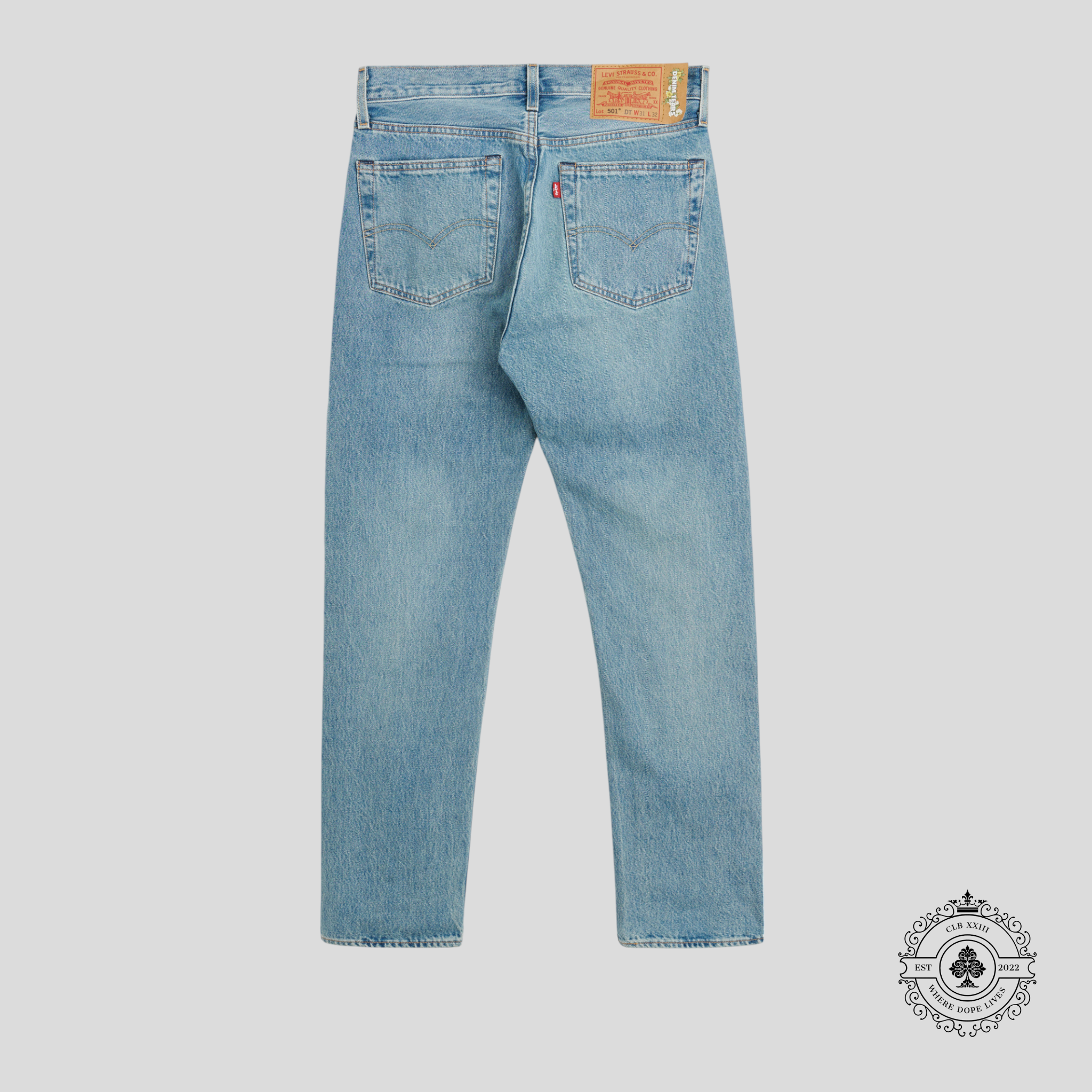 Denim Tears X Our Legacy 501 Jeans in Light Wash