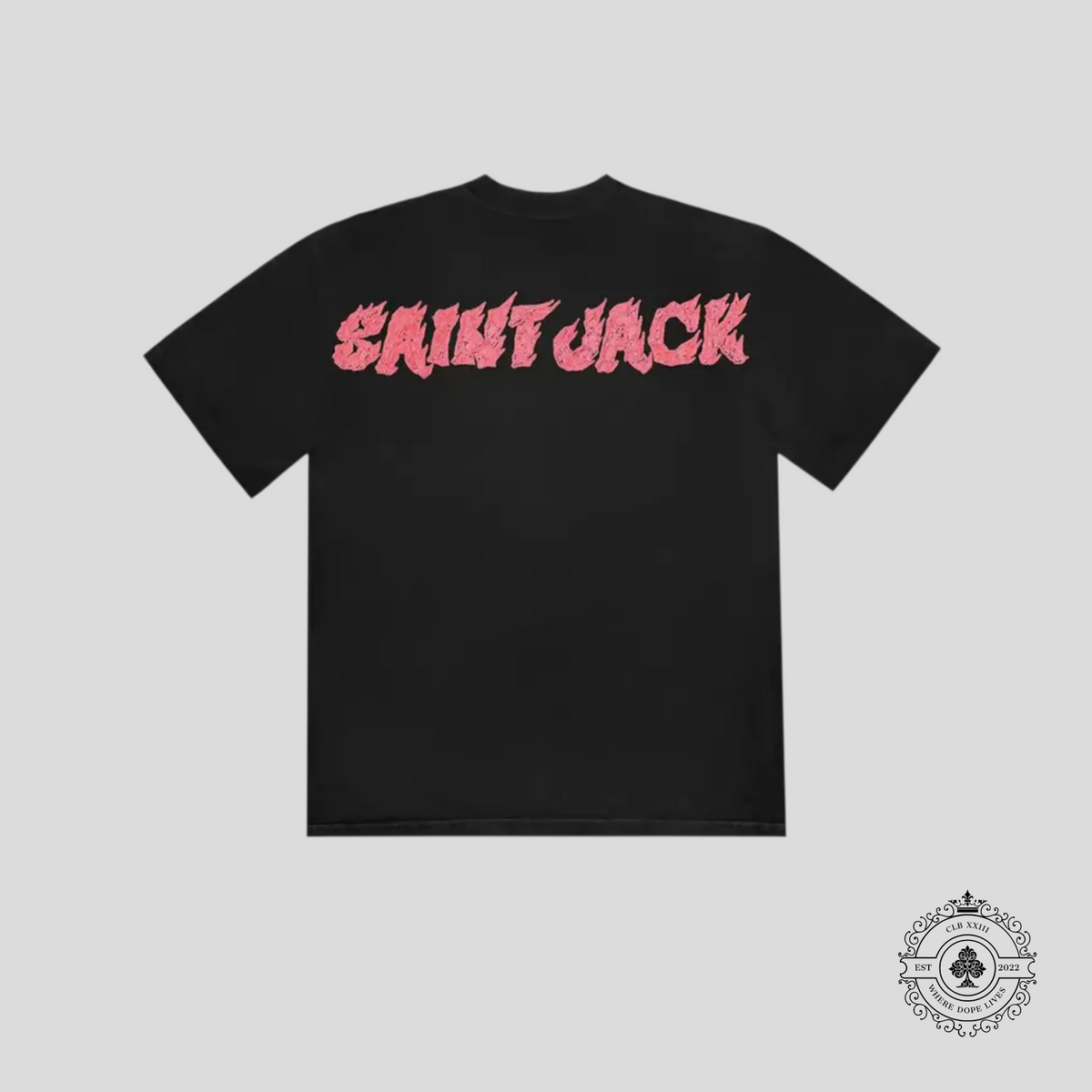 Travis Scott Utopia X Saint Michael 2B Tee in Black