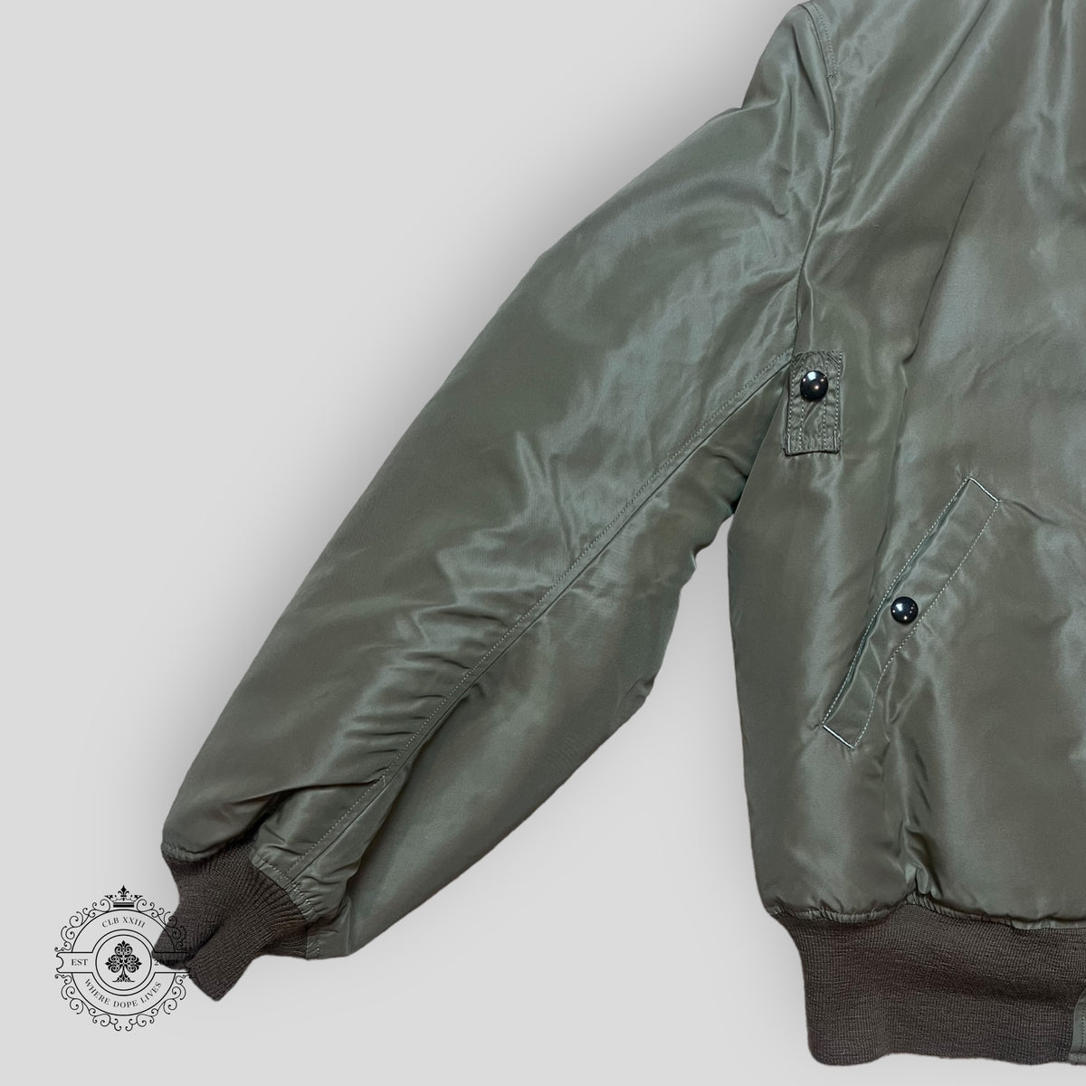 RRL Buzz Rickson Flight Jacket in Green