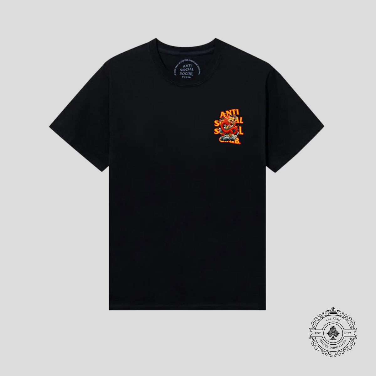 Anti Social Social Club No Sympathy Tee in Black
