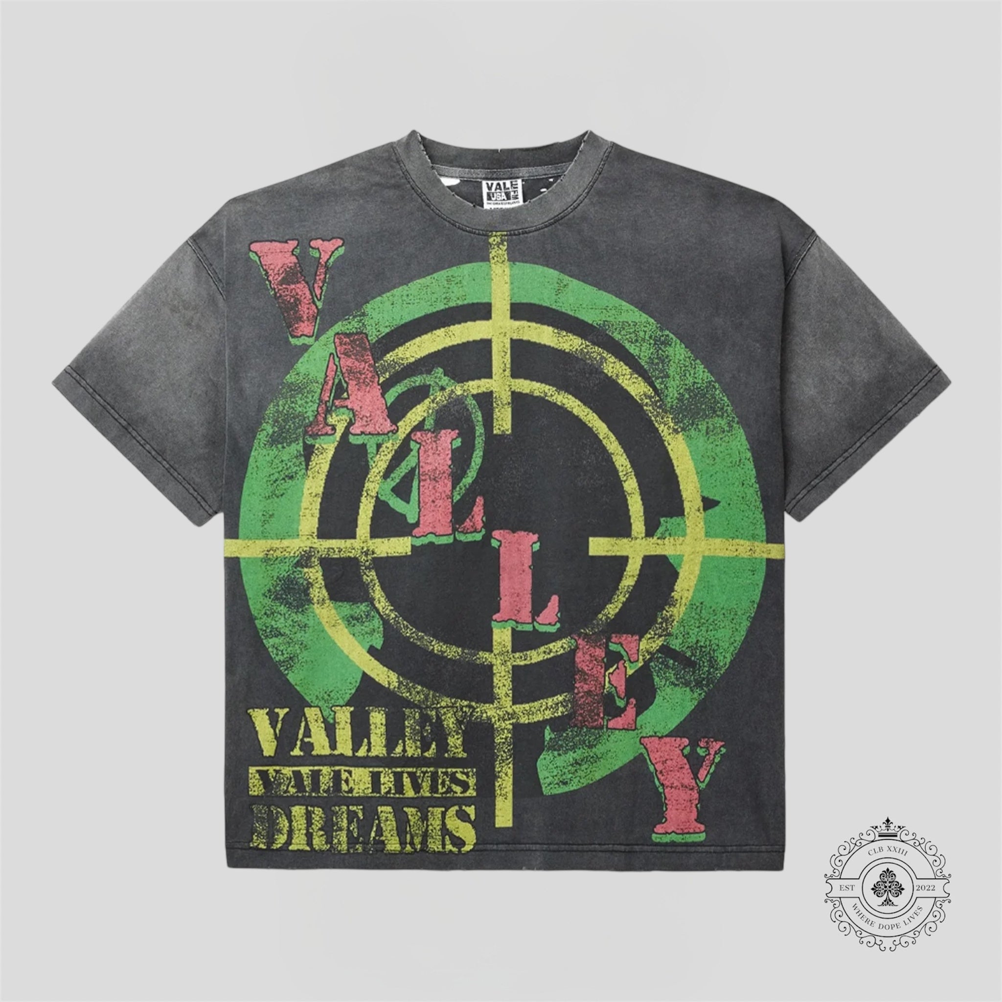 Vale Forever Target Tee in Black