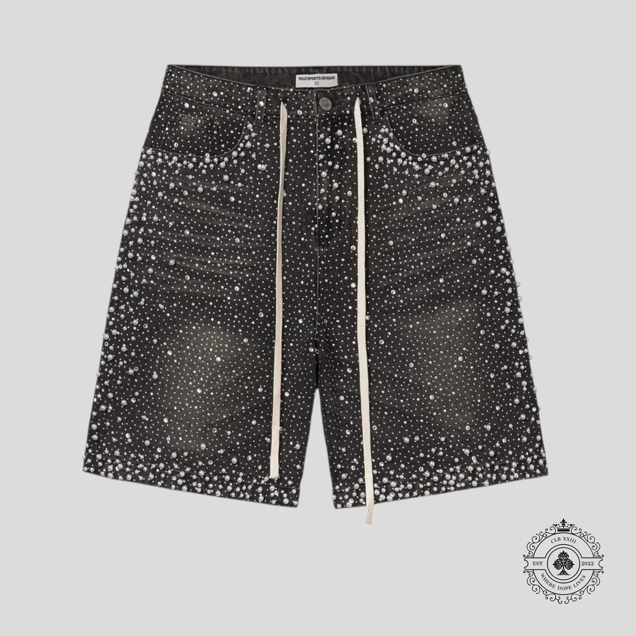 Vale Rainstorm Jorts in Black