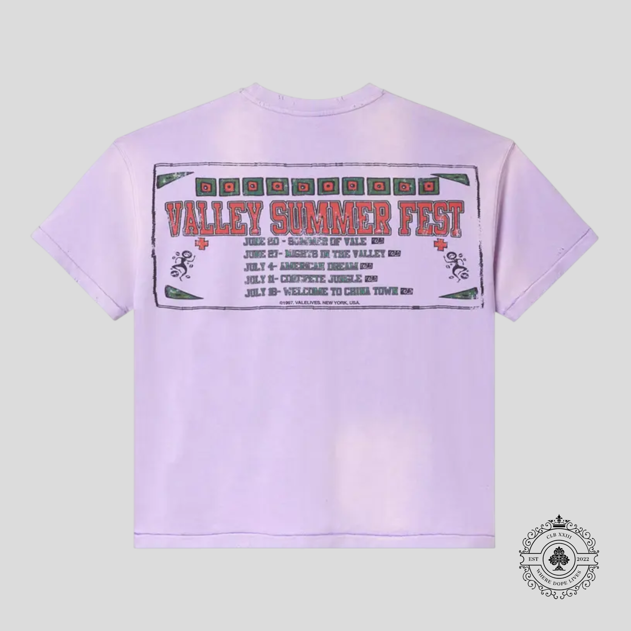 Vale Icon Bling Tee in Pink