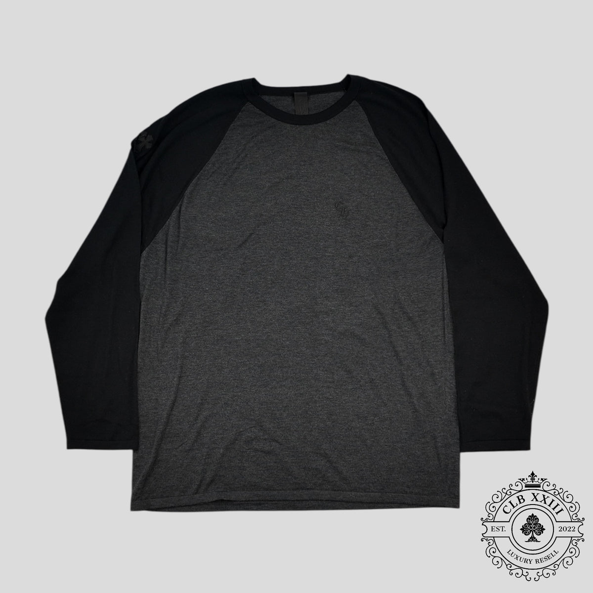 Chrome Hearts Silk Blend Cross Patch Shirt in Black