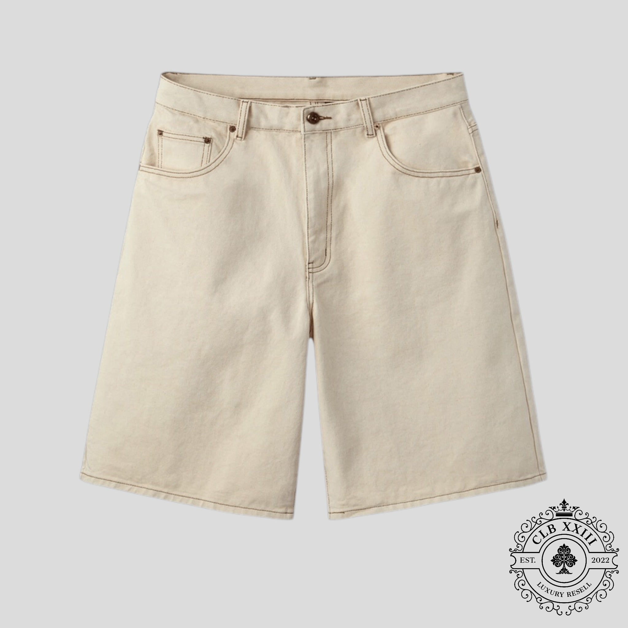 GV Gallery Jorts in Cream