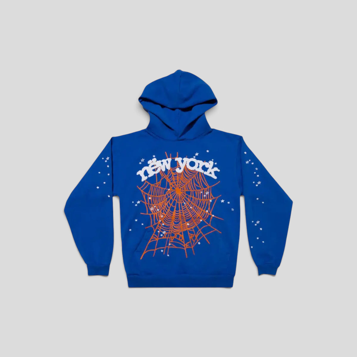 Sp5der OG Web V2 Home Hoodie in Blue
