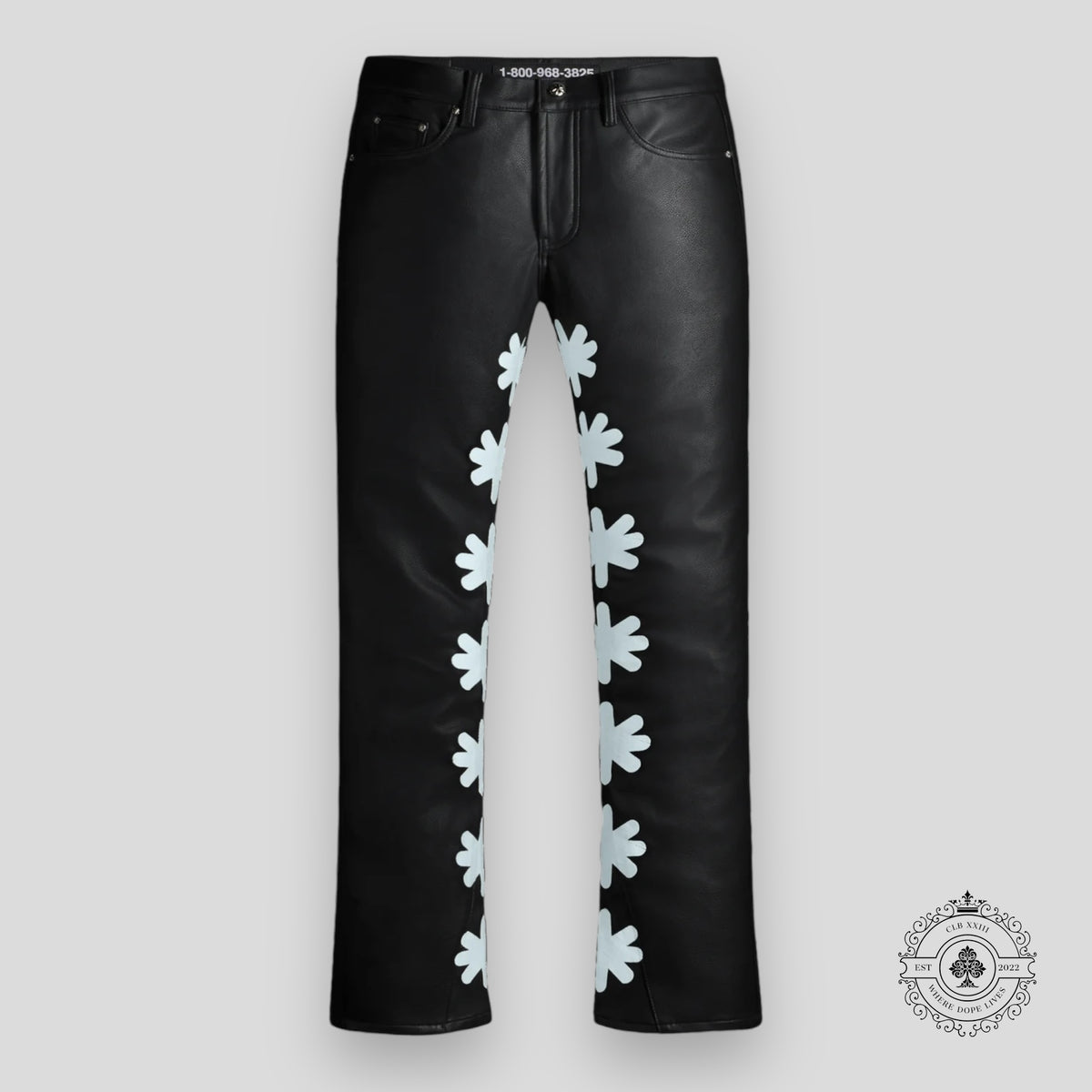 Lostshdws Leather Pant in Black / Frost
