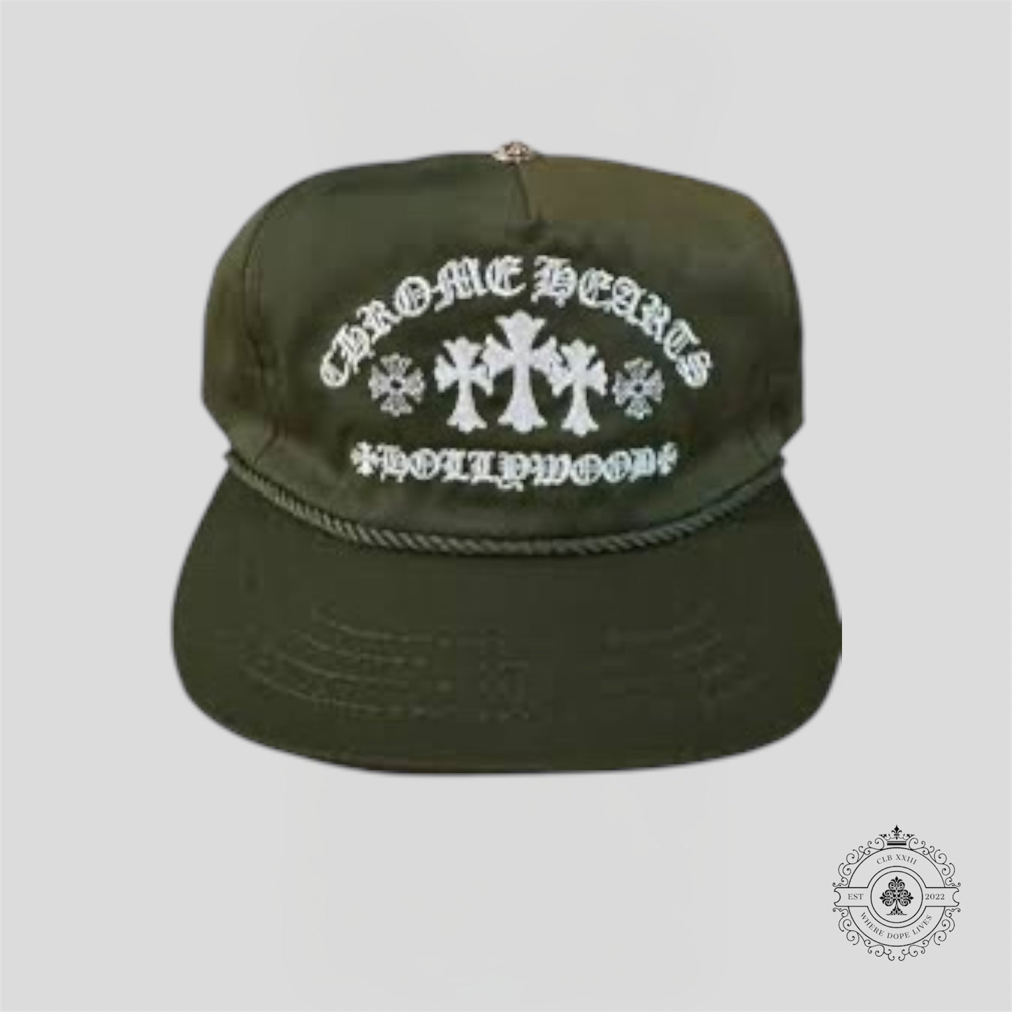 帽子 chromehearts gas station cap Chrome Hearts Gas Station Cap in Green