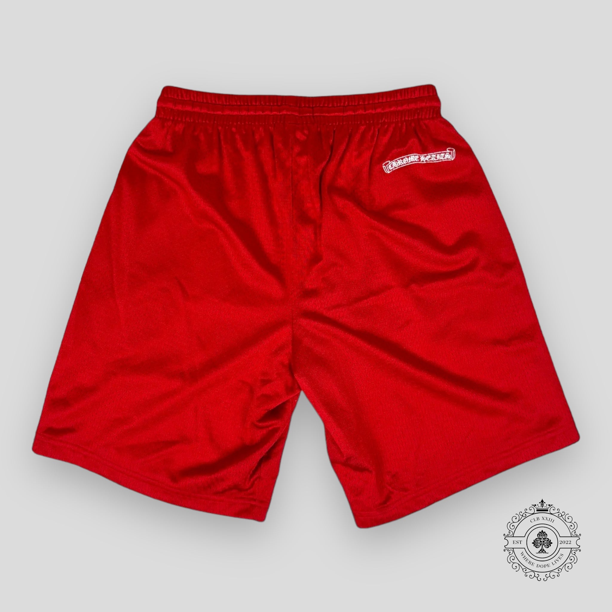 Chrome Hearts Matty Boy Team 99 Mesh Shorts in Red