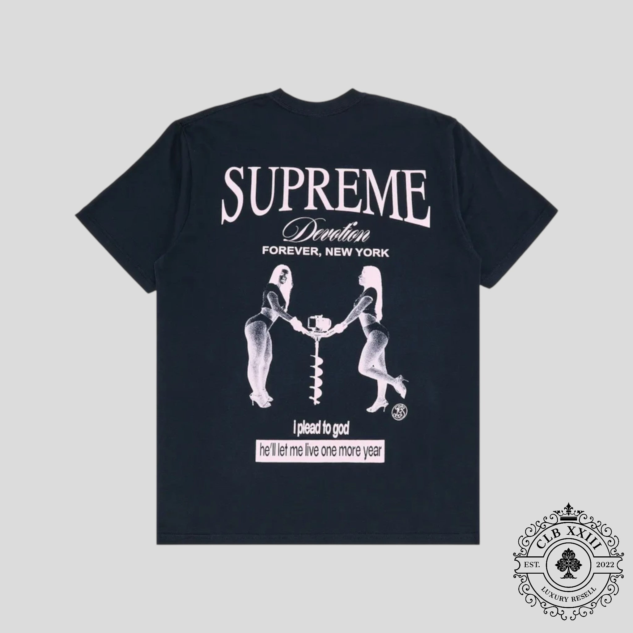 Supreme Devotion Tee in Navy