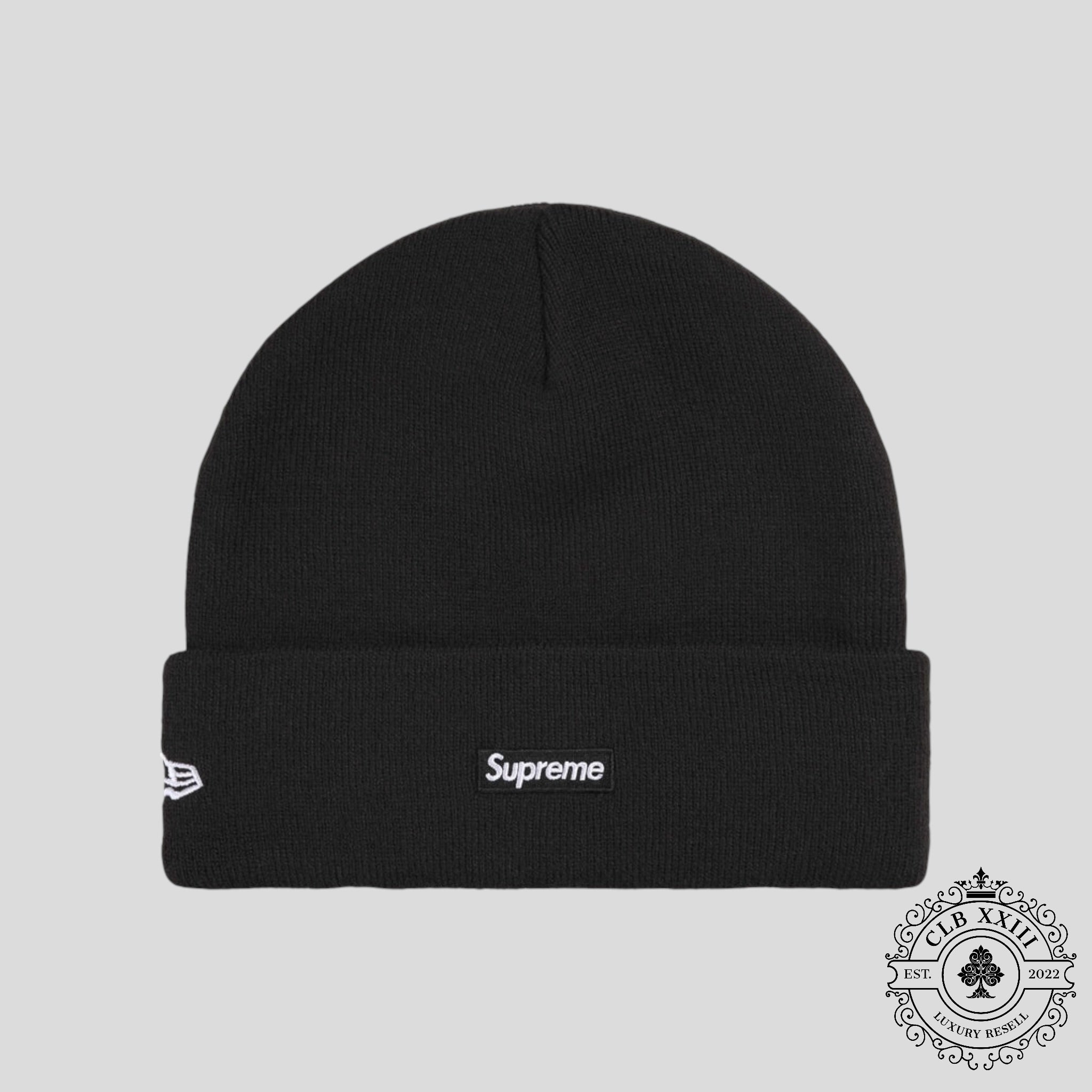 Supreme New Era Devil S Logo Beanie in Black and Orange