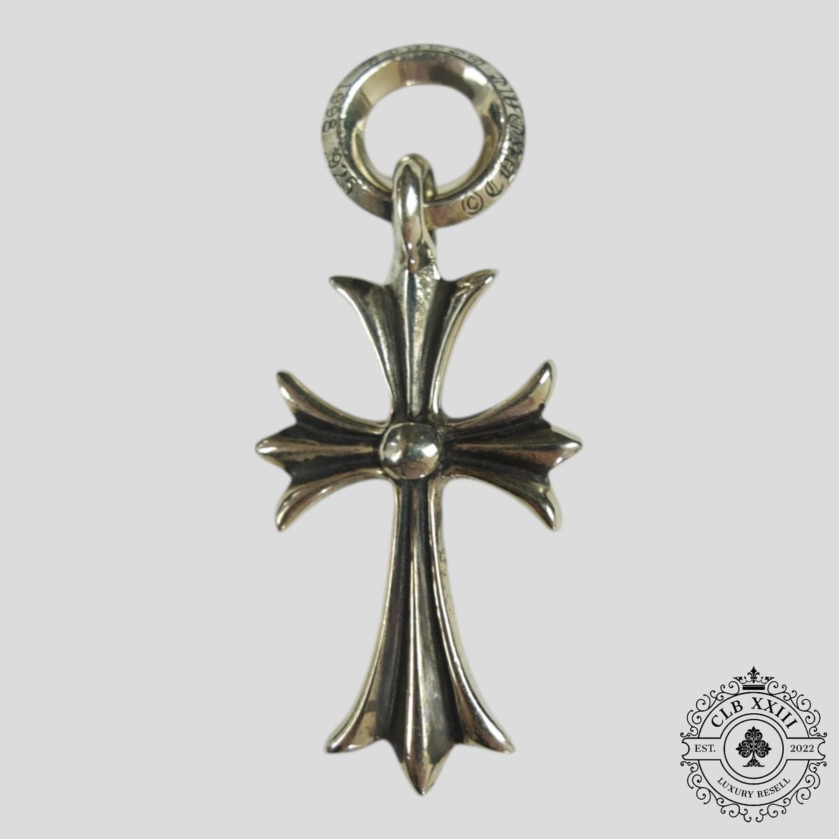 Chrome Hearts Tiny Cross Pendant in Silver
