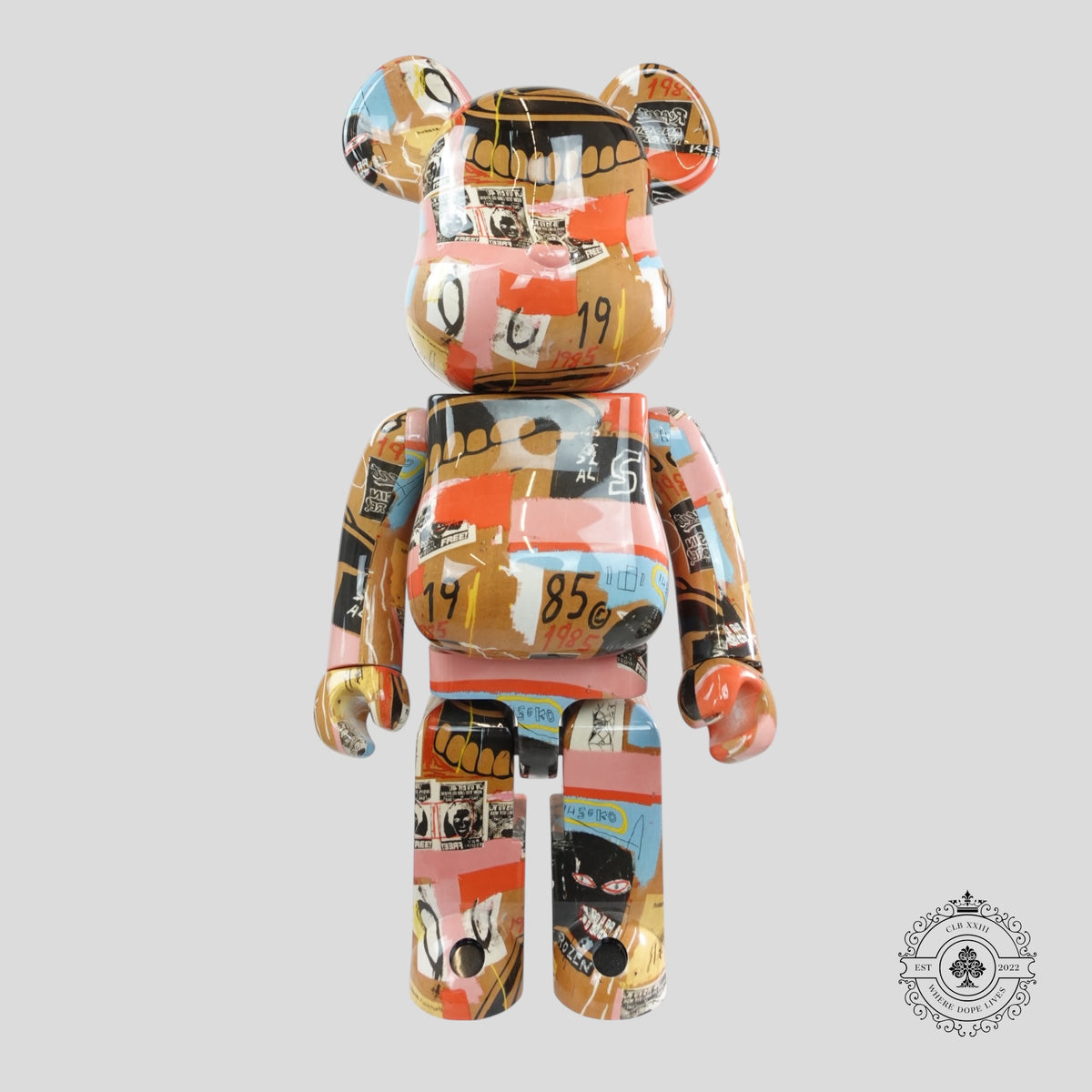 Bearbrick Andy Warhol x Jean-Michel Basquiat #2 1000%