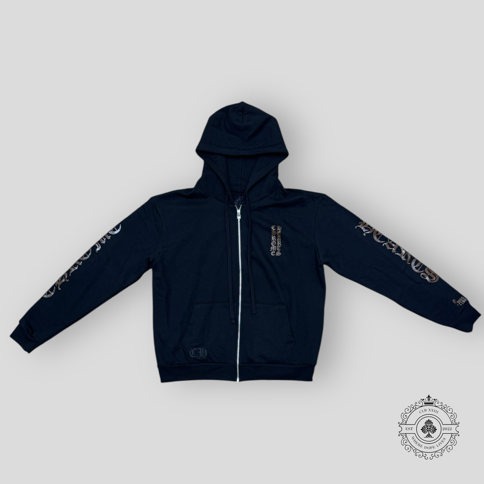 Chrome Hearts 1988 Zip Up Hoodie in Black