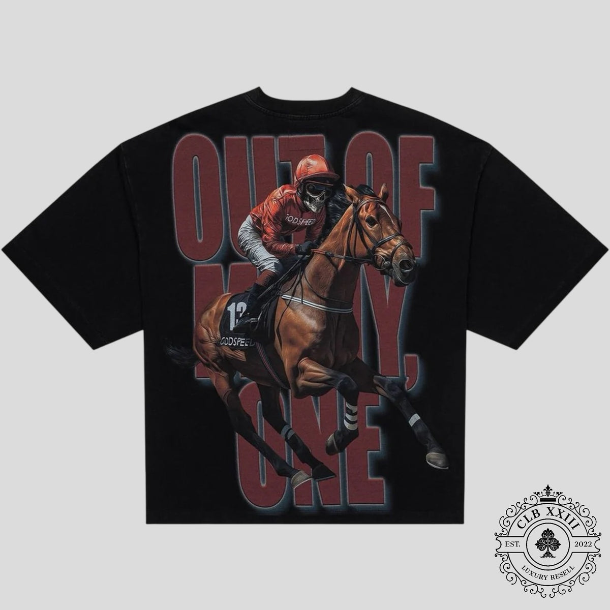 Godspeed Thoroughbred Tee in Black
