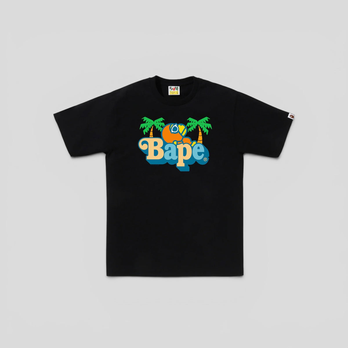 BAPE Colors Milo On Bape Summer Tee in Black