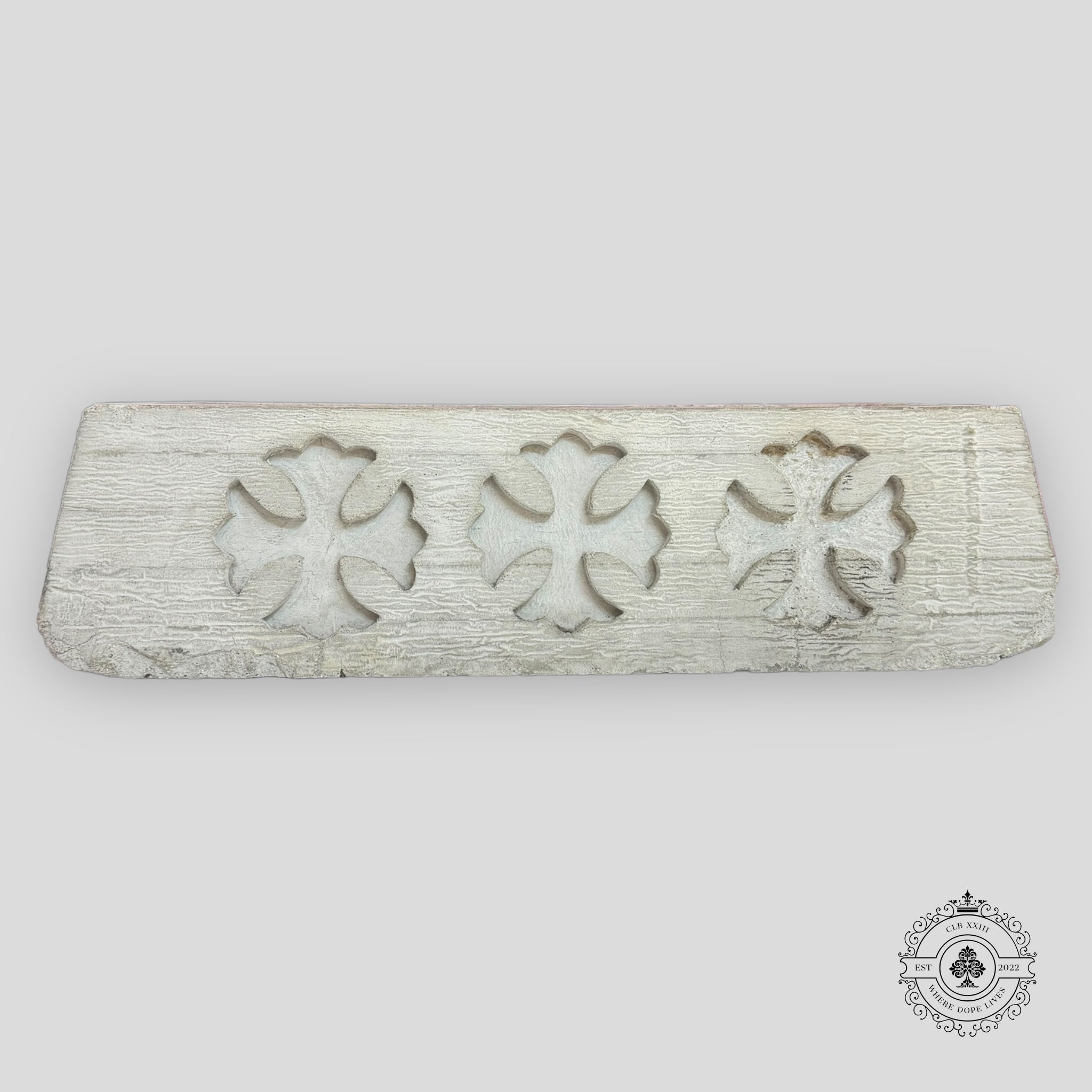 Chrome Hearts Concrete Dog Bowl