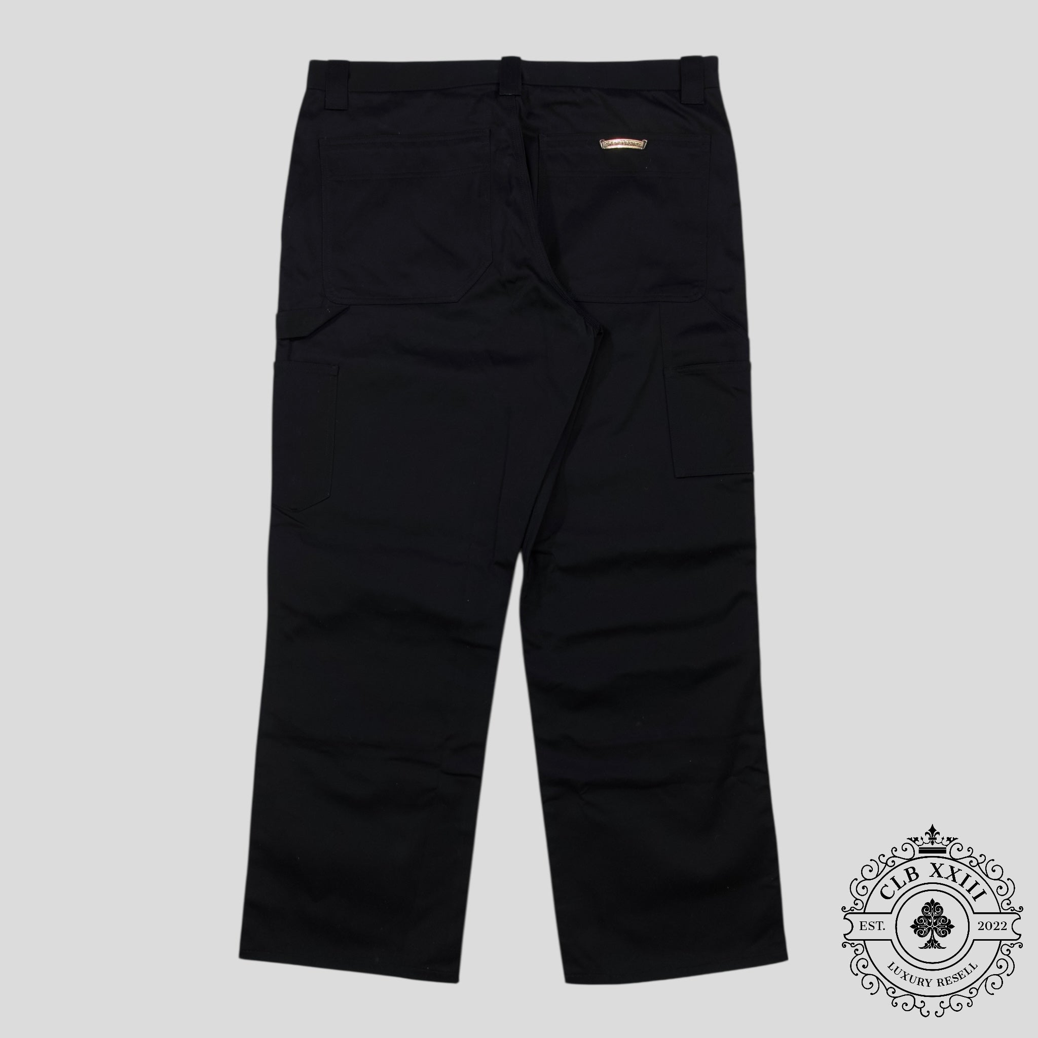 Chrome Hearts Double Knee Chino Pants in Black