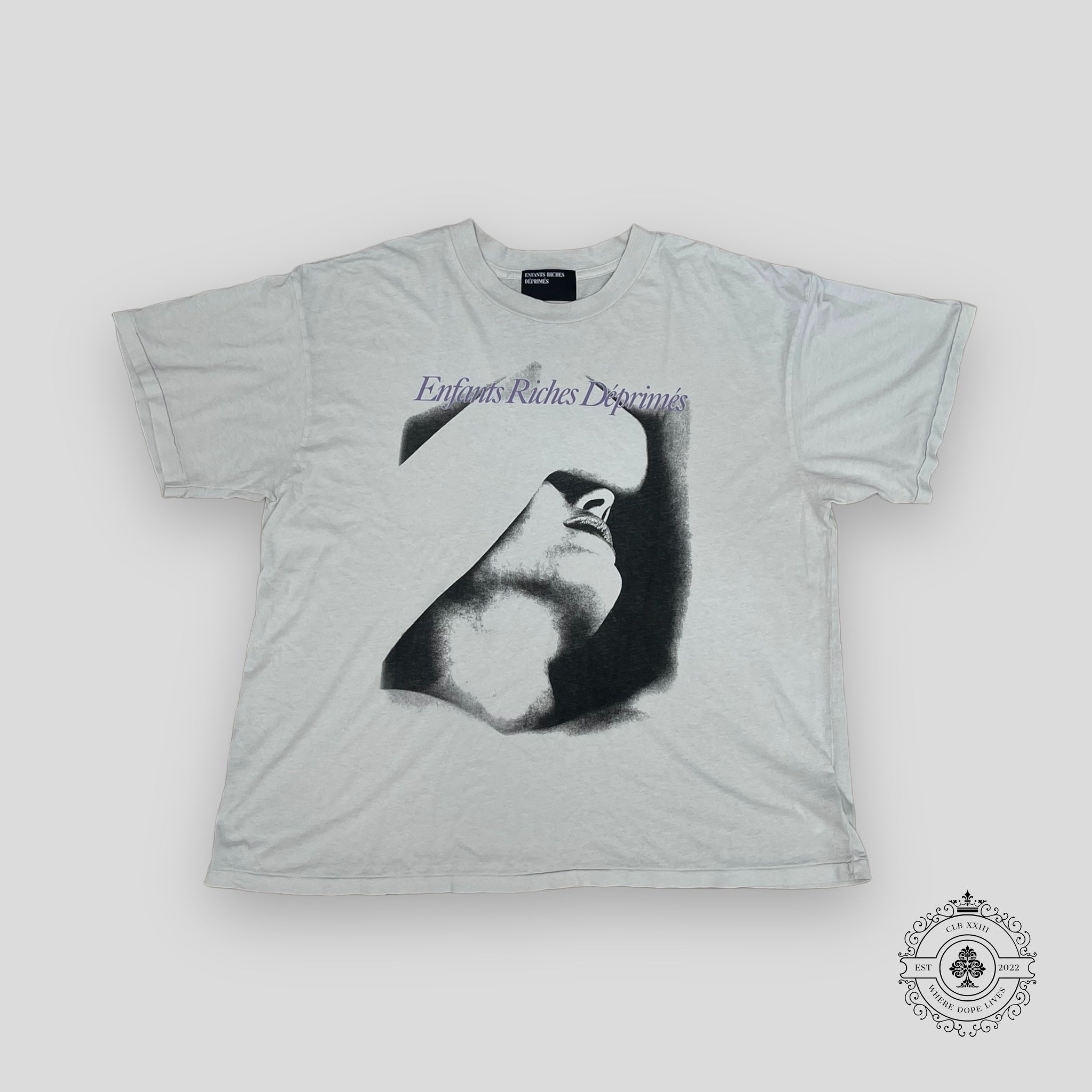 Enfants Riches Déprimés Chained To A Cloud T-Shirt in Faded White