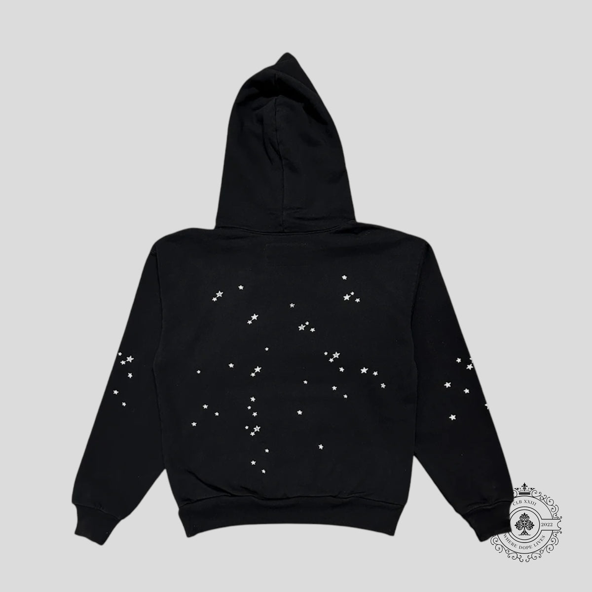 Sp5der Jeffery Hoodie in Black