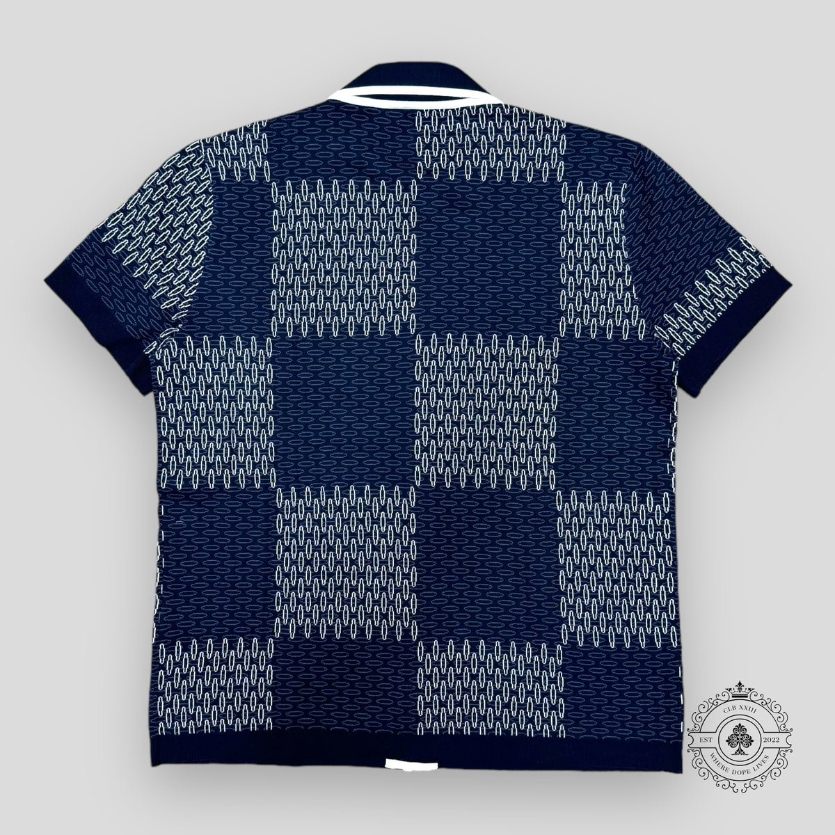 Louis Vuitton Damier Jacquard Quilted Cotton Button Up Shirt