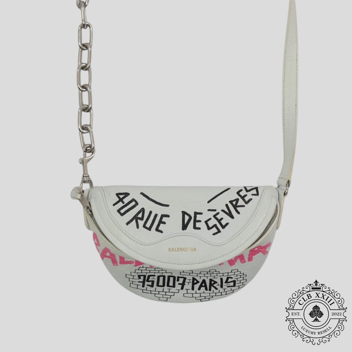 Balenciaga XS Graffiti Souvenir Belt Bag