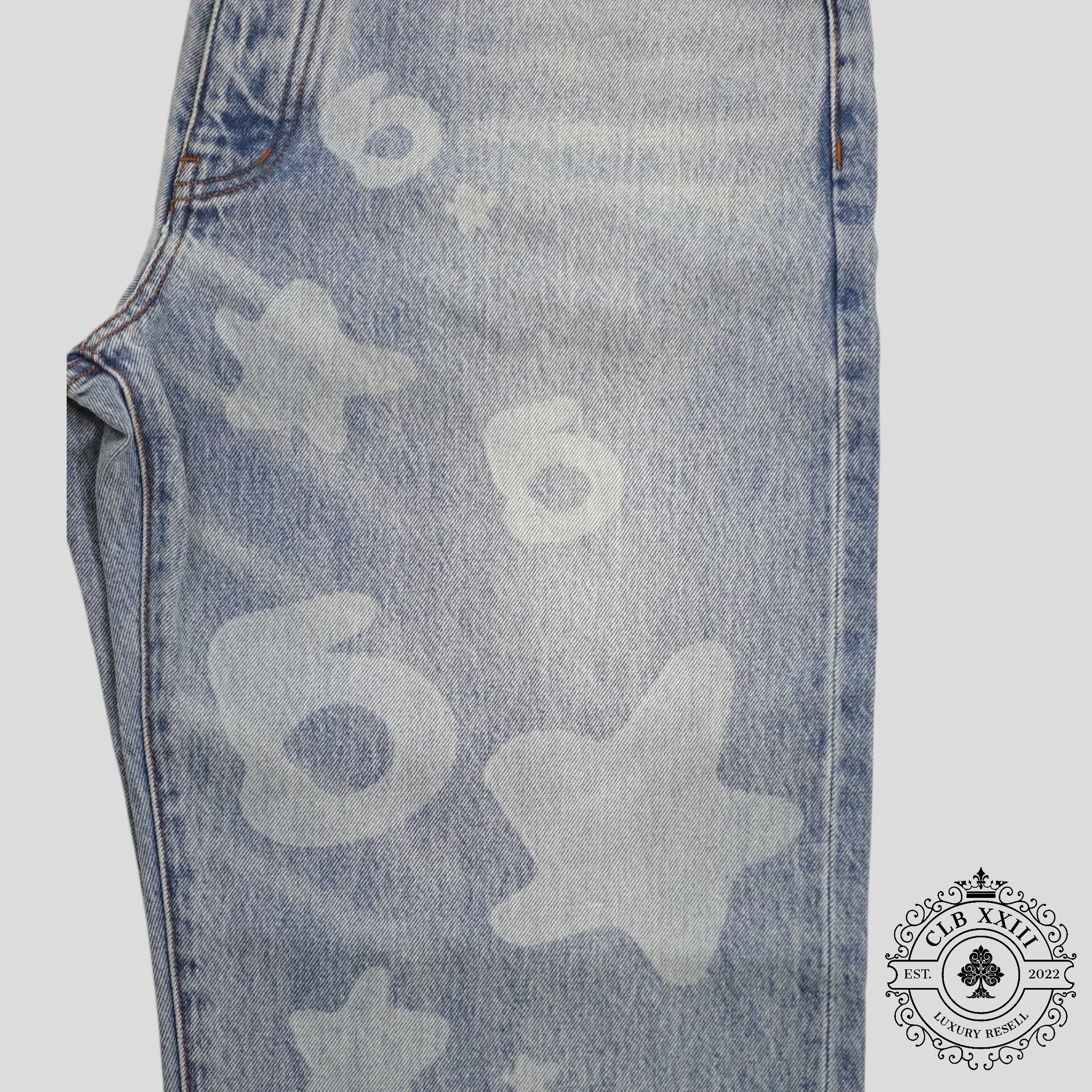 Sp5der Beluga Jeans in Blue Wash