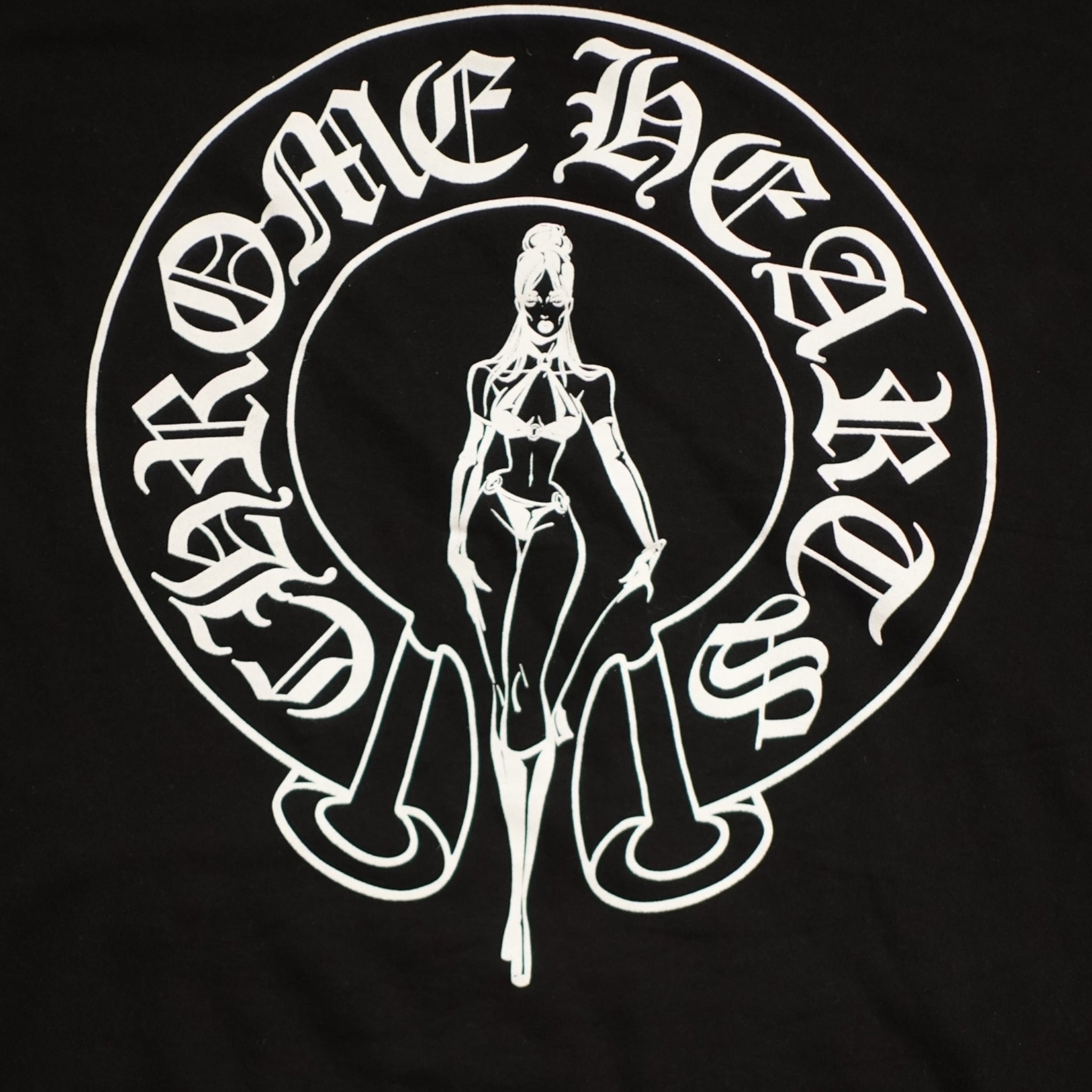 CHROME HEARTS DEADLY DOLL HOODIE - BLACK