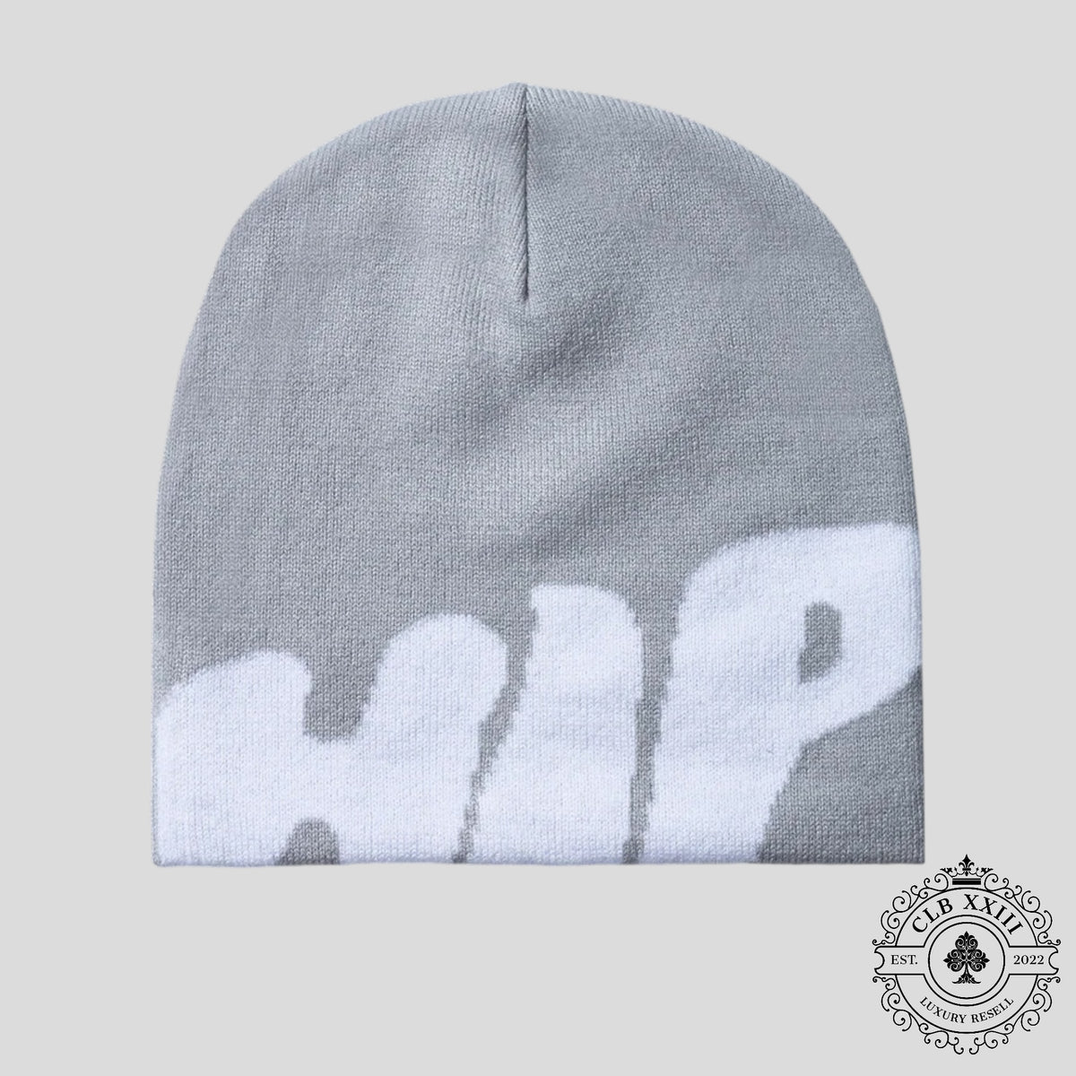 HIP Everyday Toque Beanie in Grey & White