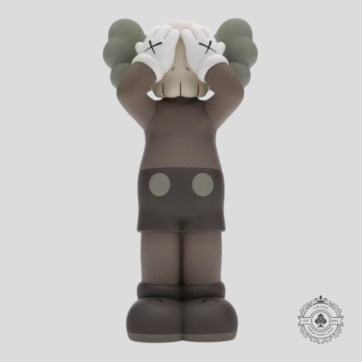 Kaws Vinyl Figure Holiday: United Kingdom in Brown