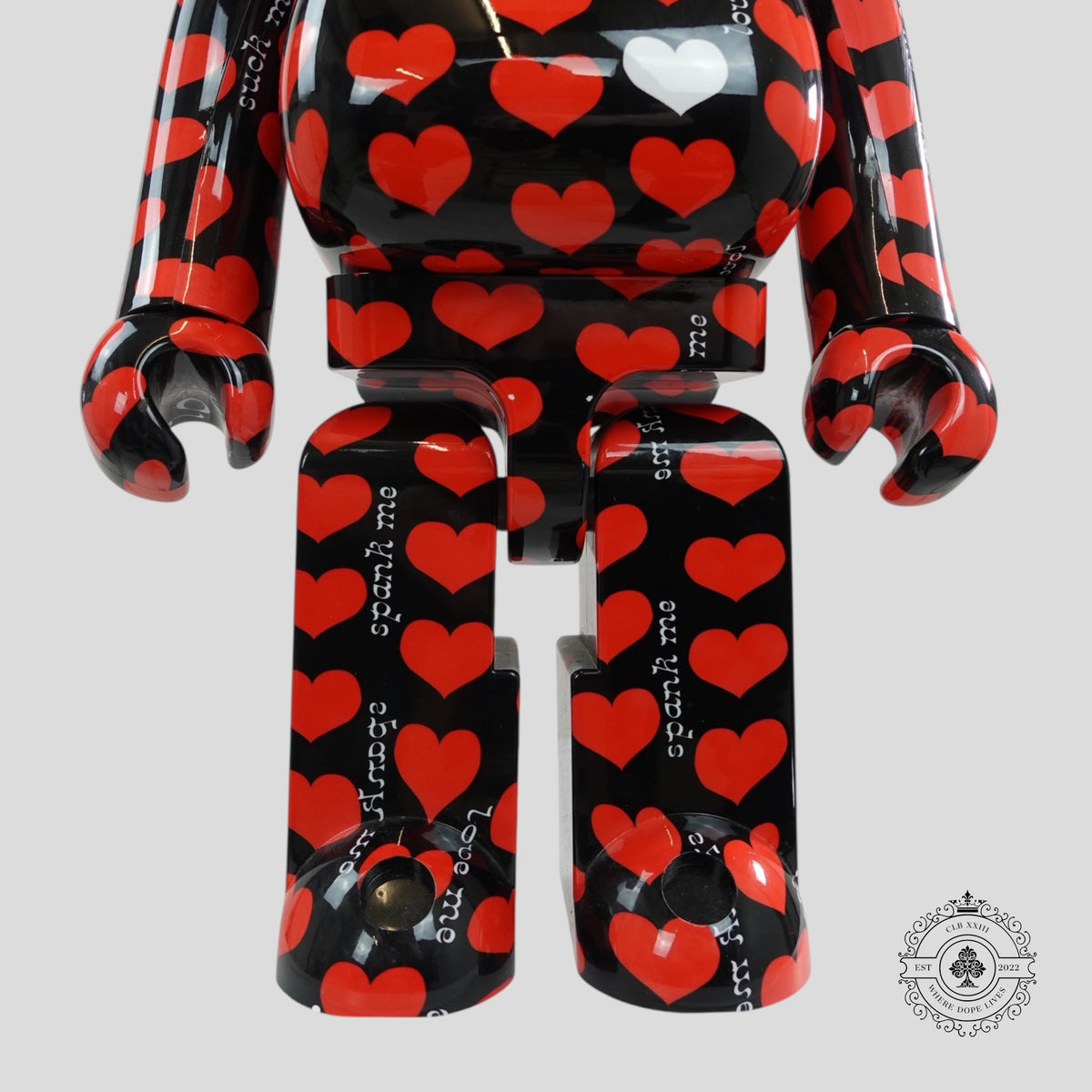 Bearbrick Black Heart 1000%