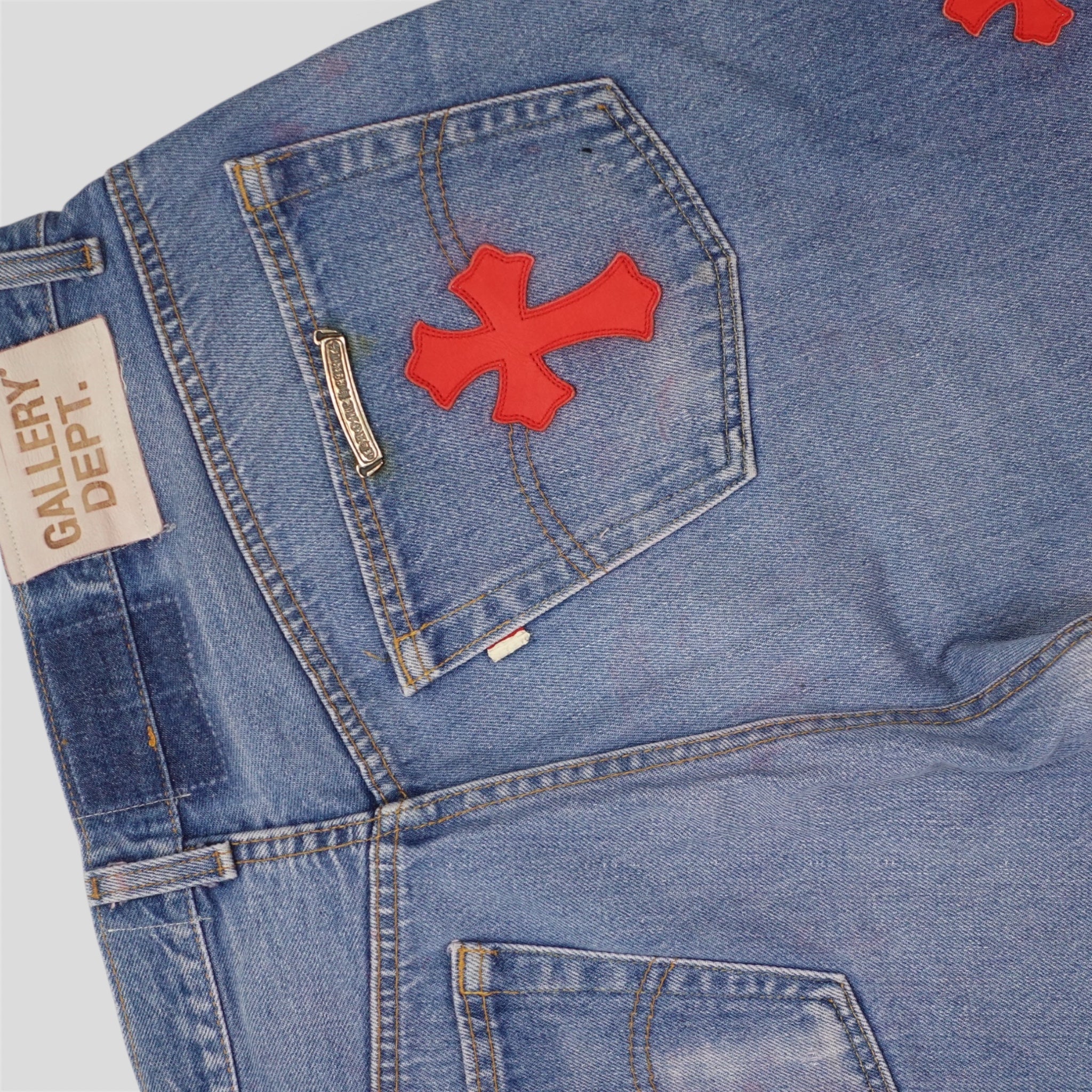 Chrome Hearts X Gallery Dept. Cross Patch Denim