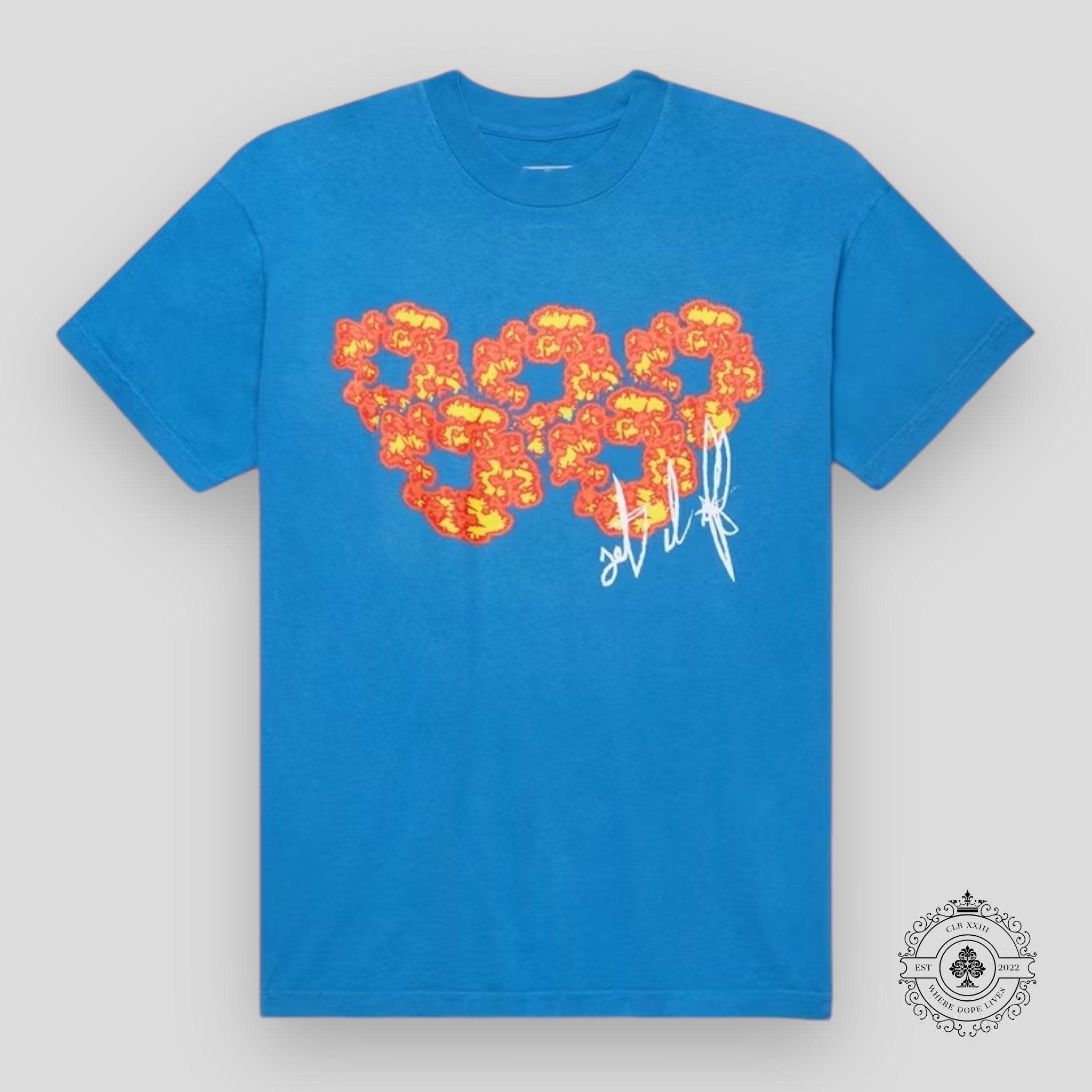 Denim Tears x Offset Set It Off #2 Tee in Blue