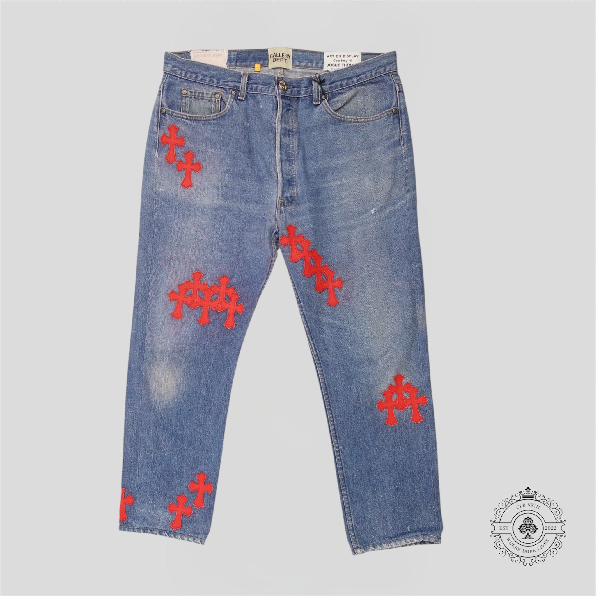 Chrome Hearts X Gallery Dept. Cross Patch Denim
