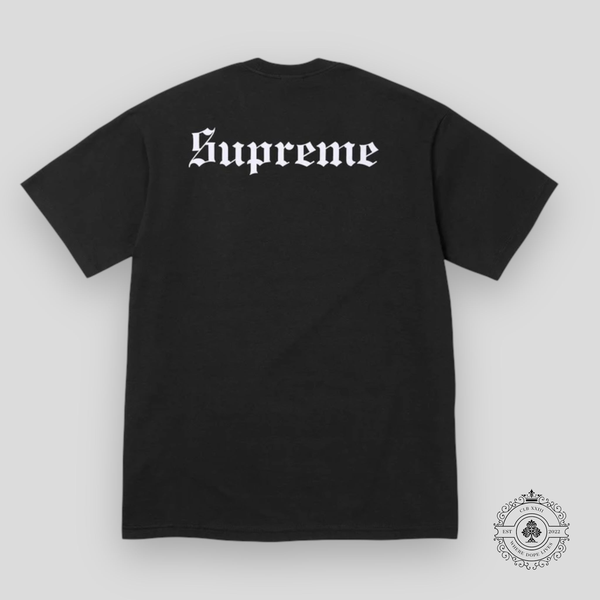 Supreme Snow White Tee in Black