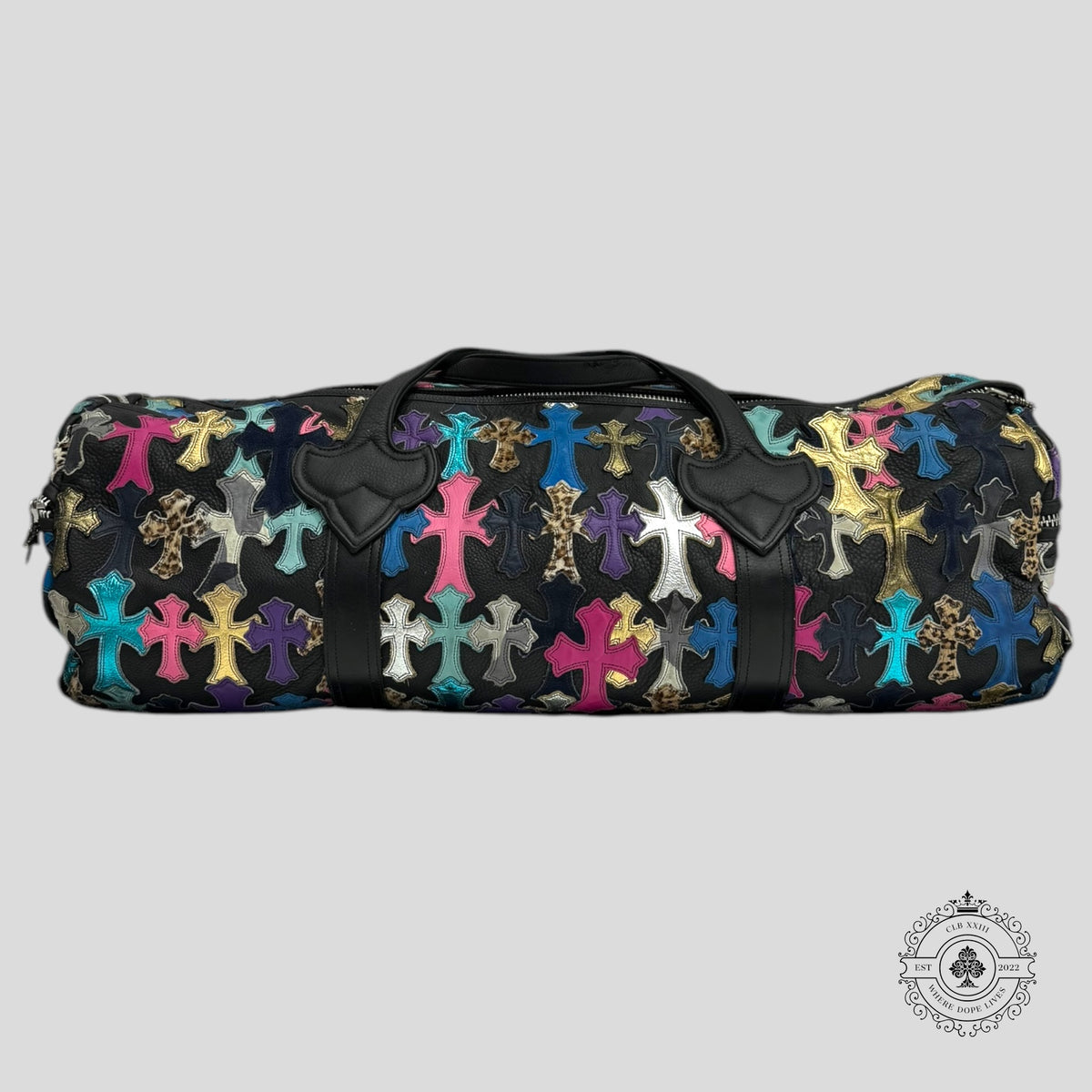 Chrome Hearts Xxl Cross Patch Duffle Bag